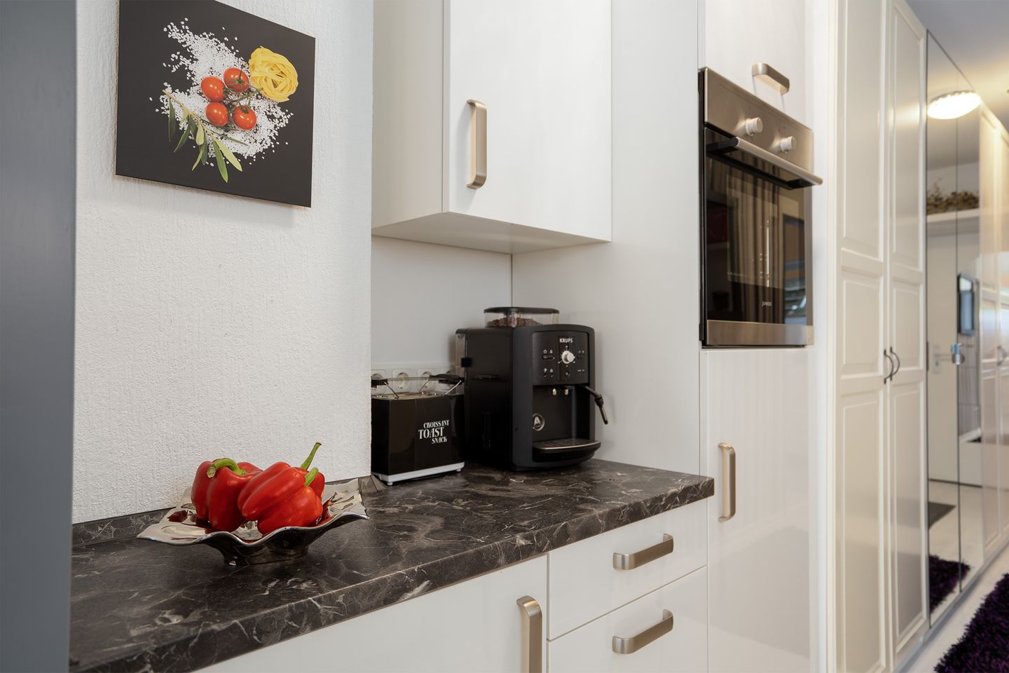 AHW/002 - "Mit Teilseeblick von der Terrasse" Scharbeutz - Küche / Küchenzeile