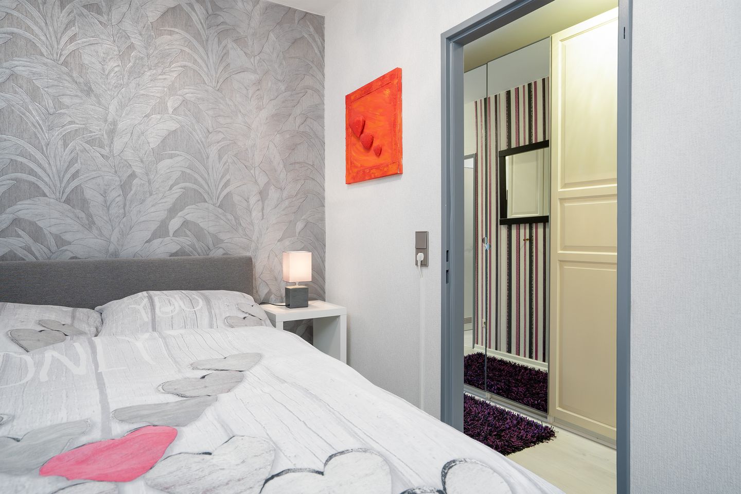 AHW/002 - "Mit Teilseeblick von der Terrasse" Scharbeutz - Schlafzimmer