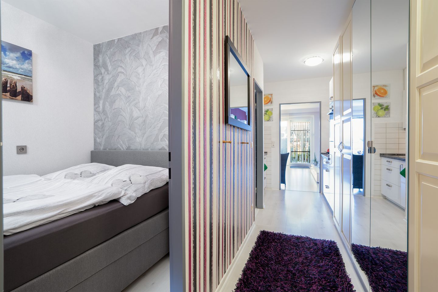 AHW/002 - "Mit Teilseeblick von der Terrasse" Scharbeutz - Schlafzimmer