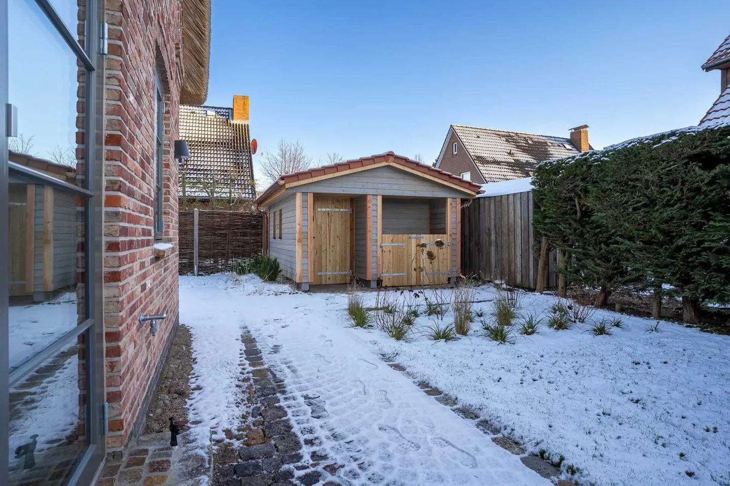 Reetdachhaus Gaia & Ganymed Reetdachhaus Ganymed SPO Dorf - 