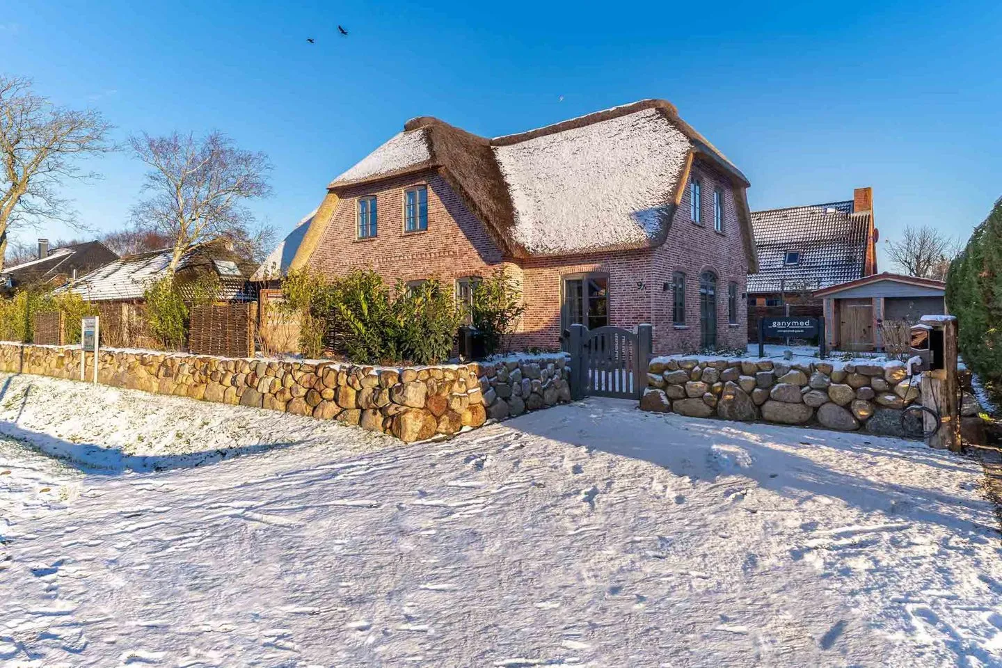 Reetdachhaus Gaia & Ganymed Reetdachhaus Ganymed SPO Dorf - 