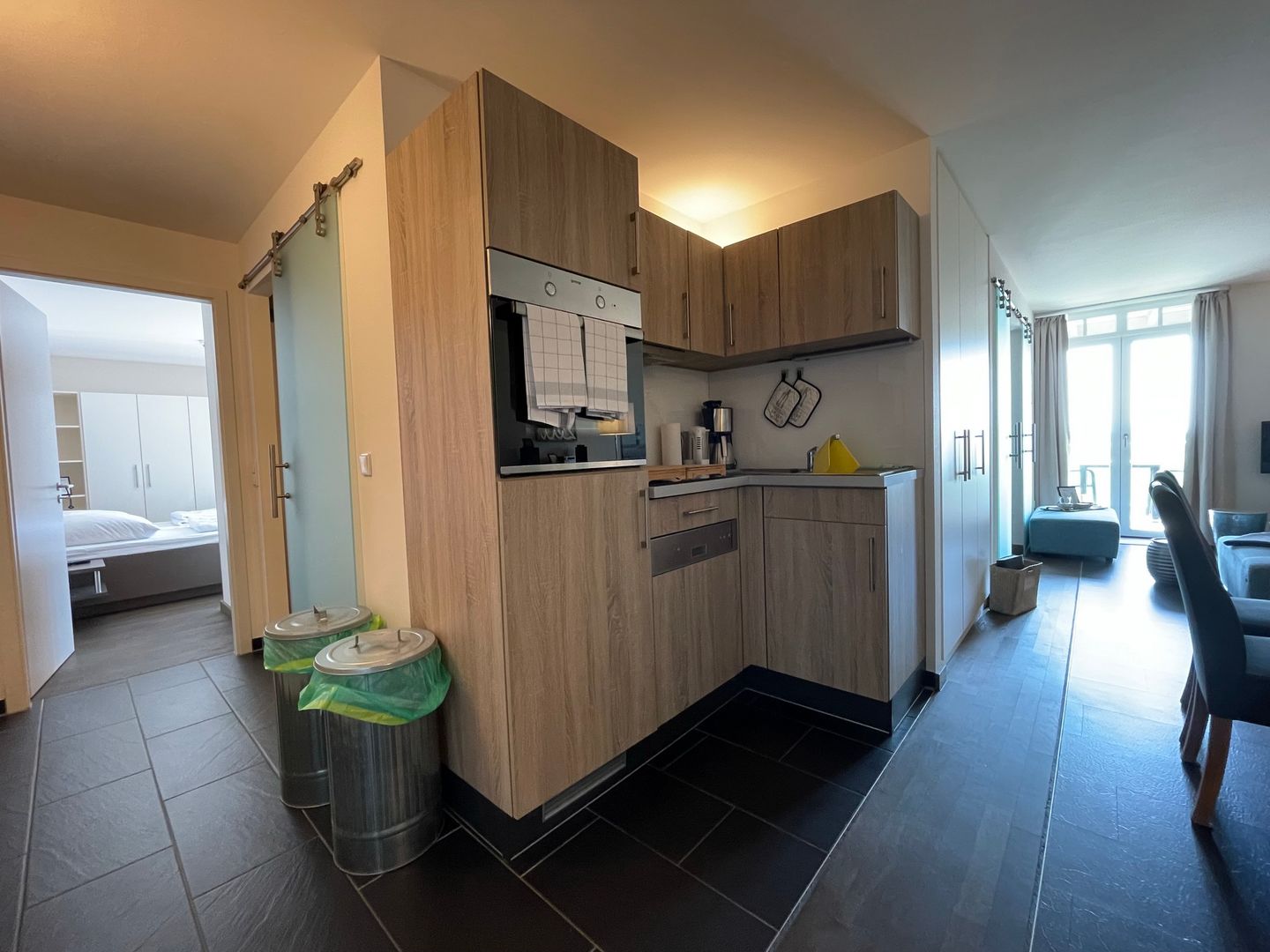 Resort Deichgraf Resort Deichgraf 27-12 Wremen - Küchenzeile mit Backofen