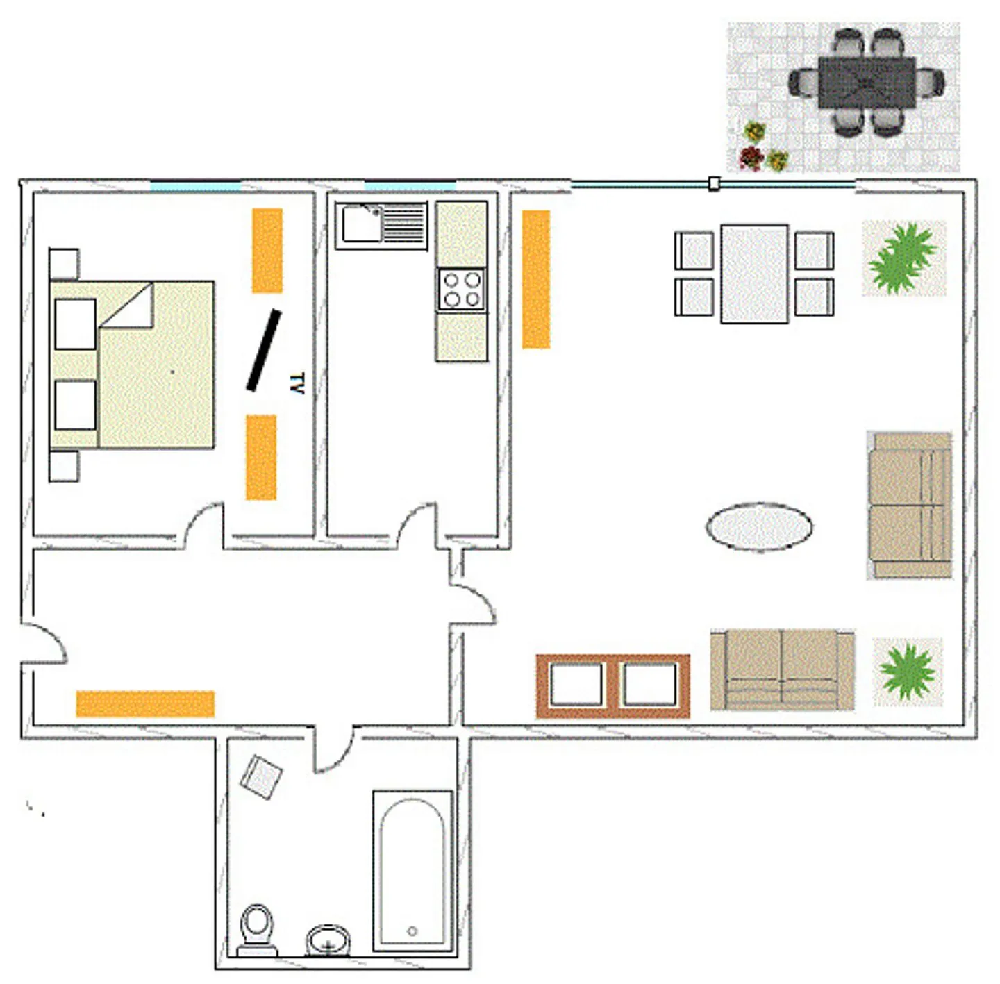 Appartement -K1- im KETTELHACK  -