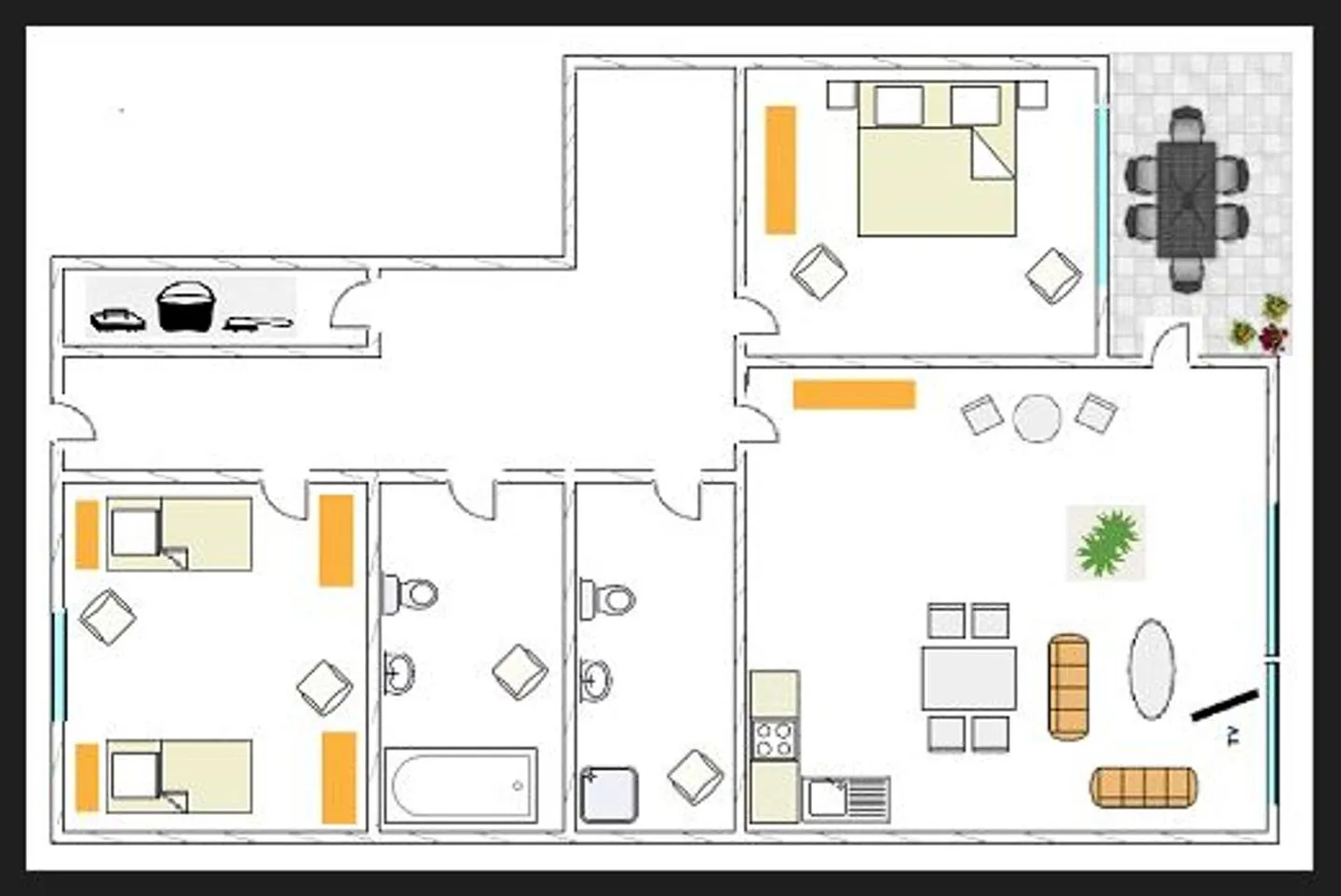 Appartement -K2- im KETTELHACK  -