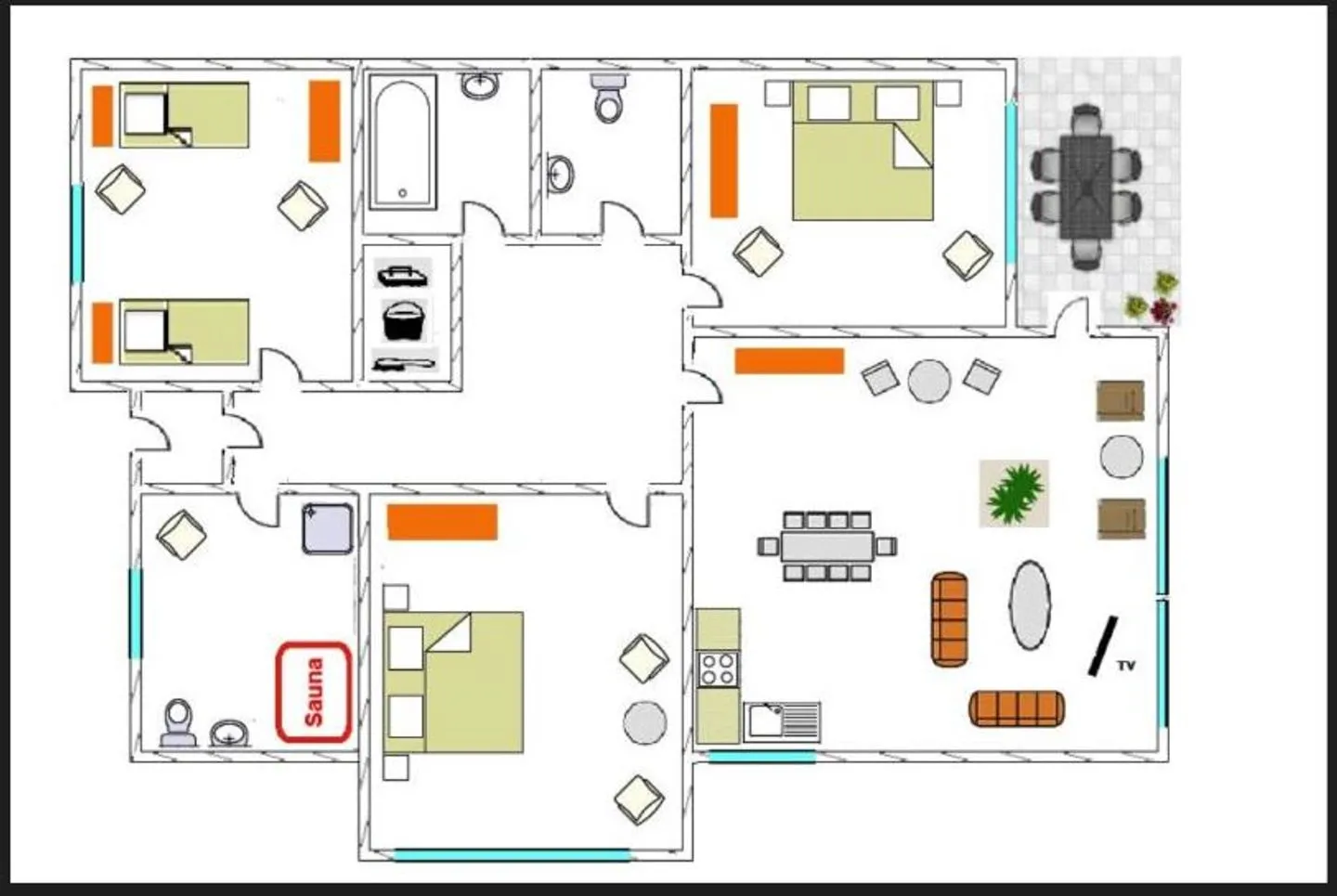 Appartement -K3- im KETTELHACK  -