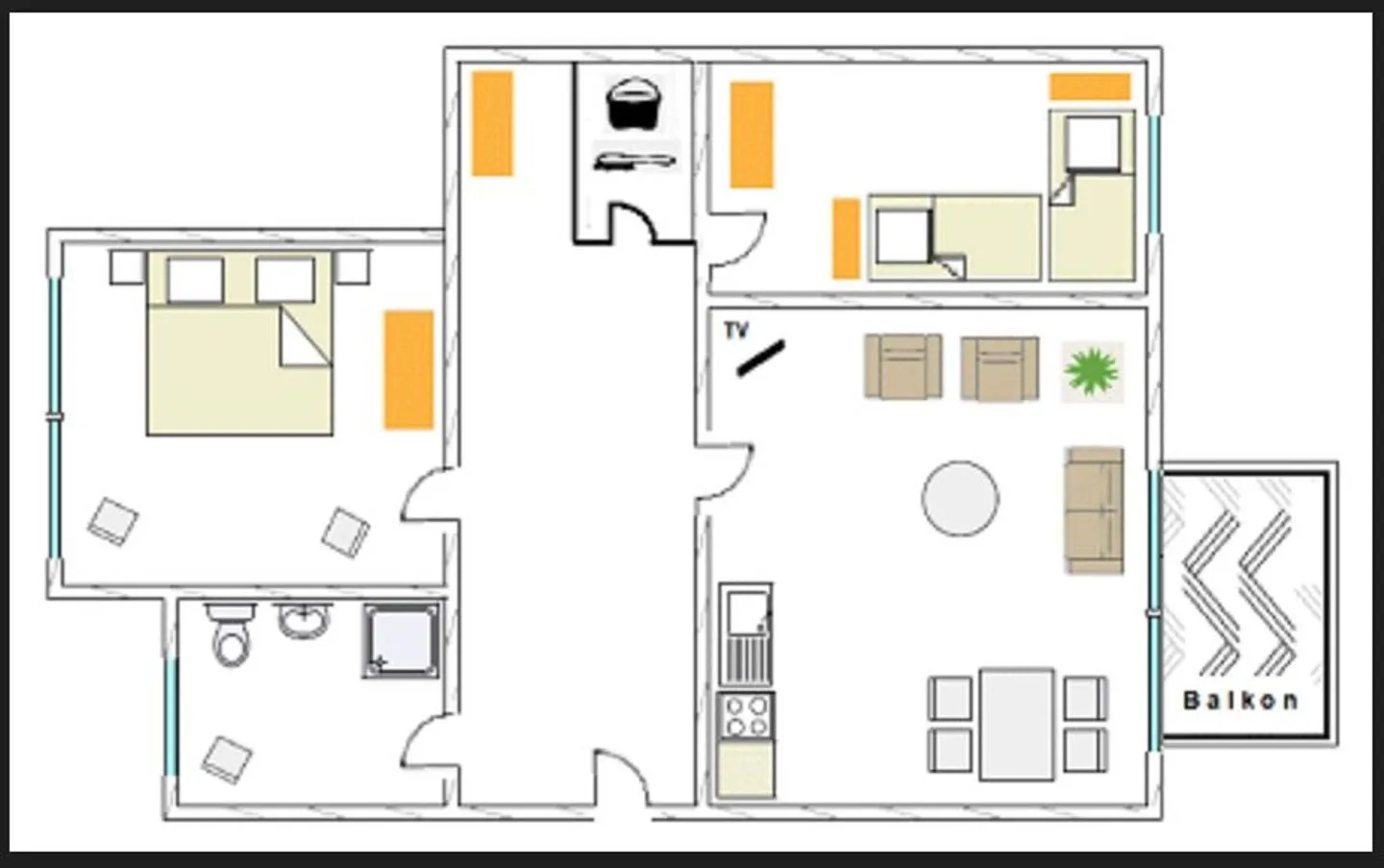 Uhlenkamp Appartement -1- im UHLENKAMP  -