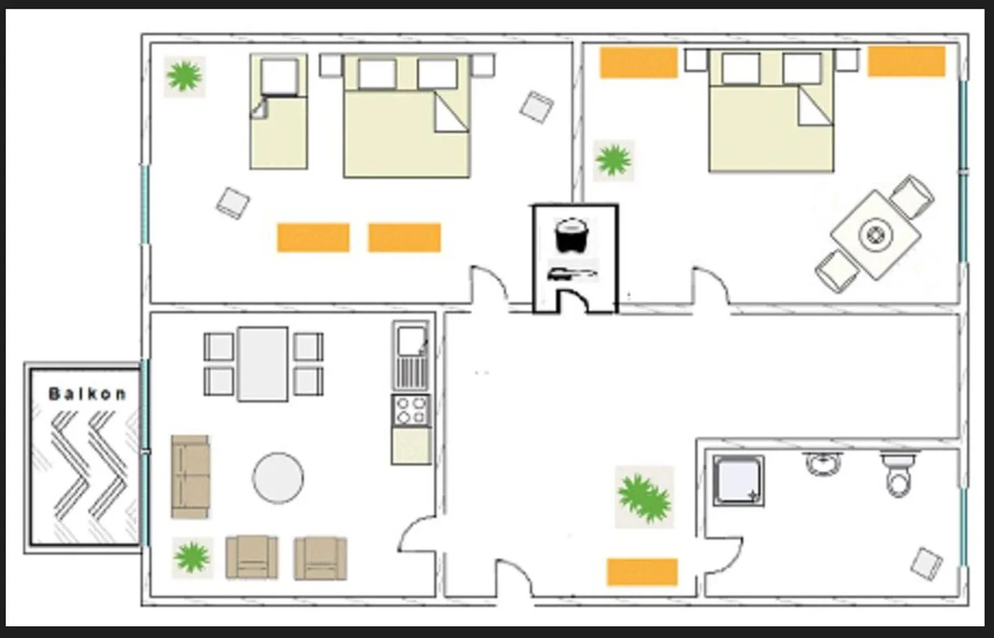 Uhlenkamp Appartement -2- im UHLENKAMP  -