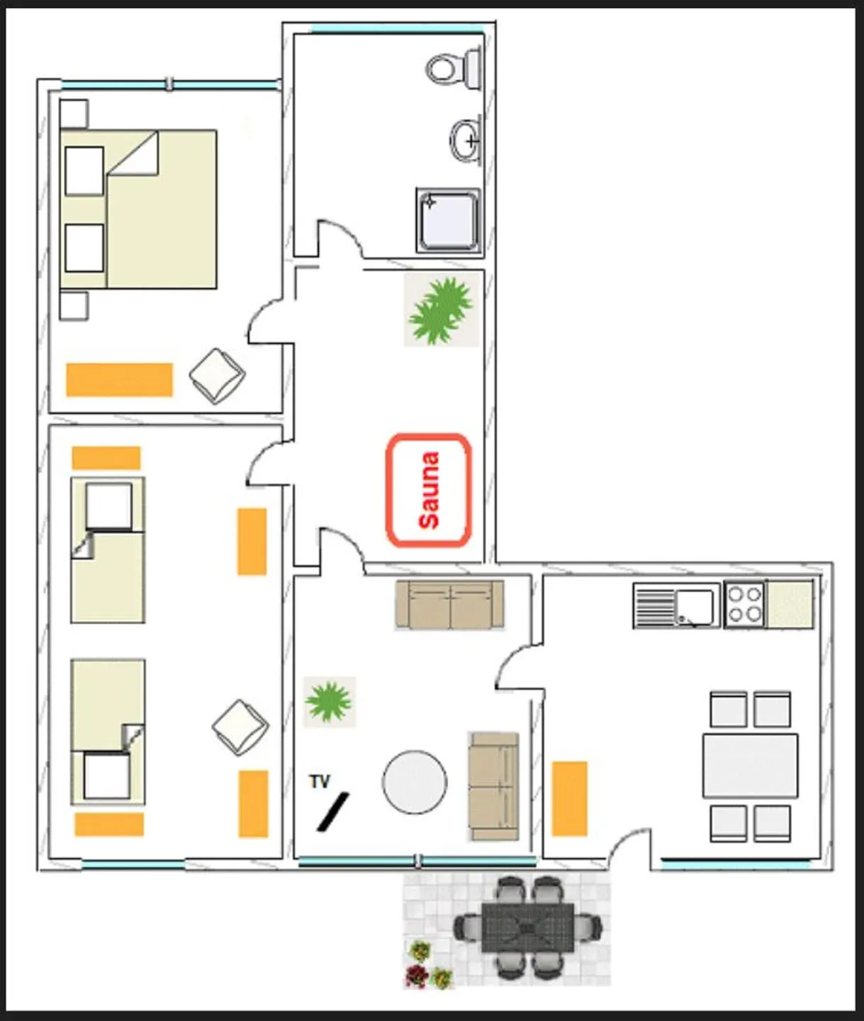 Uhlenkamp Appartement -6- im UHLENKAMP  -