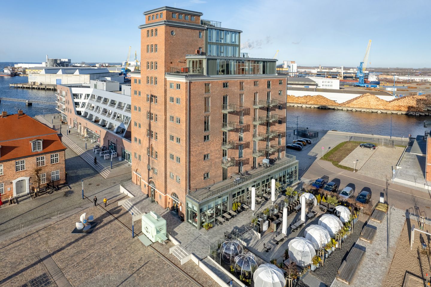  Ohlerich Speicher Wismar - Vogelperspektive