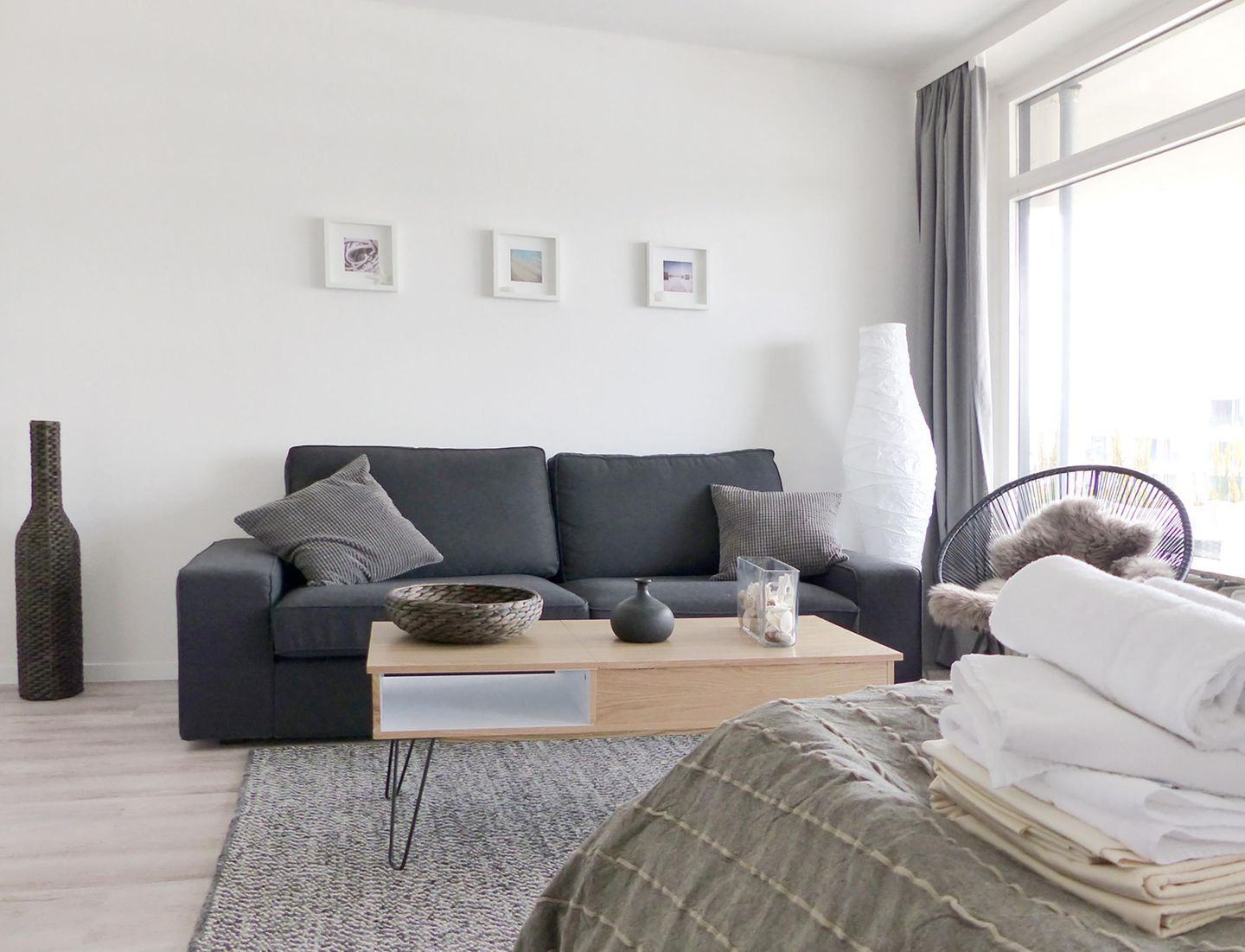 Kaiserhof Apartment 550, Typ J  - Wohnzimmer