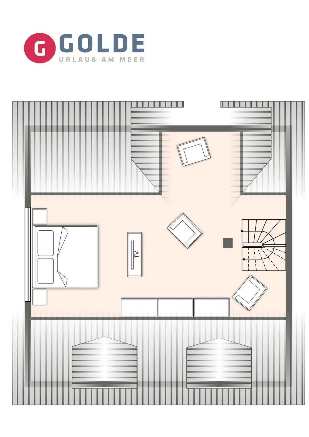 Ferienhaus Sommerhus Ferienhaus Sommerhus SPO Ording - Grundriss