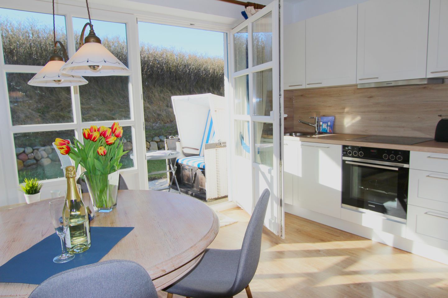 Dünenblick III - Dünenstr. 7, App. 2 Wenningstedt - Küche / Küchenzeile