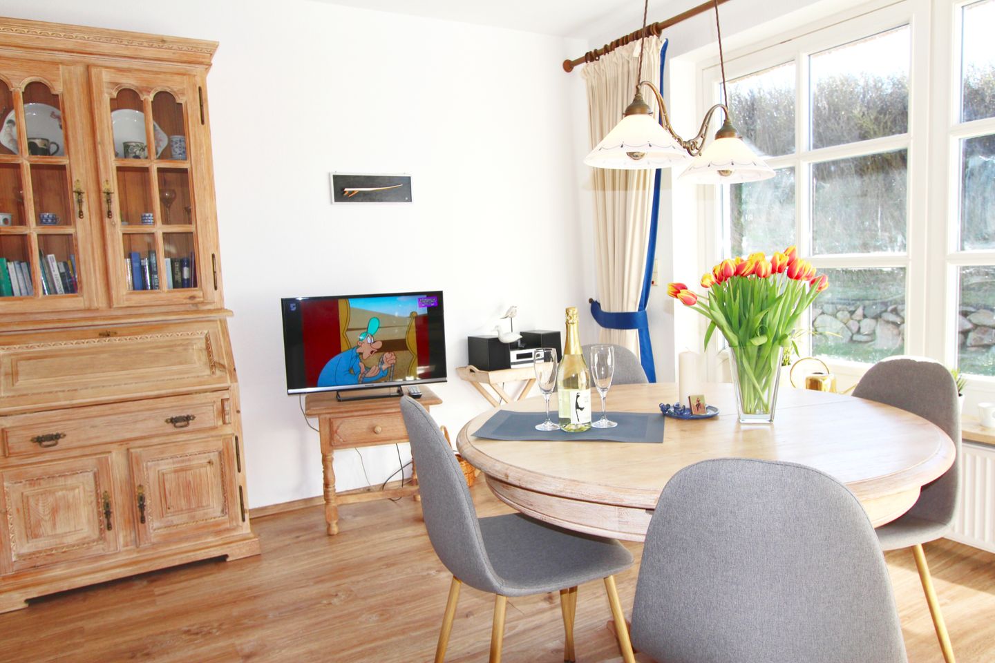 Dünenblick III - Dünenstr. 7, App. 2 Wenningstedt - Wohnzimmer