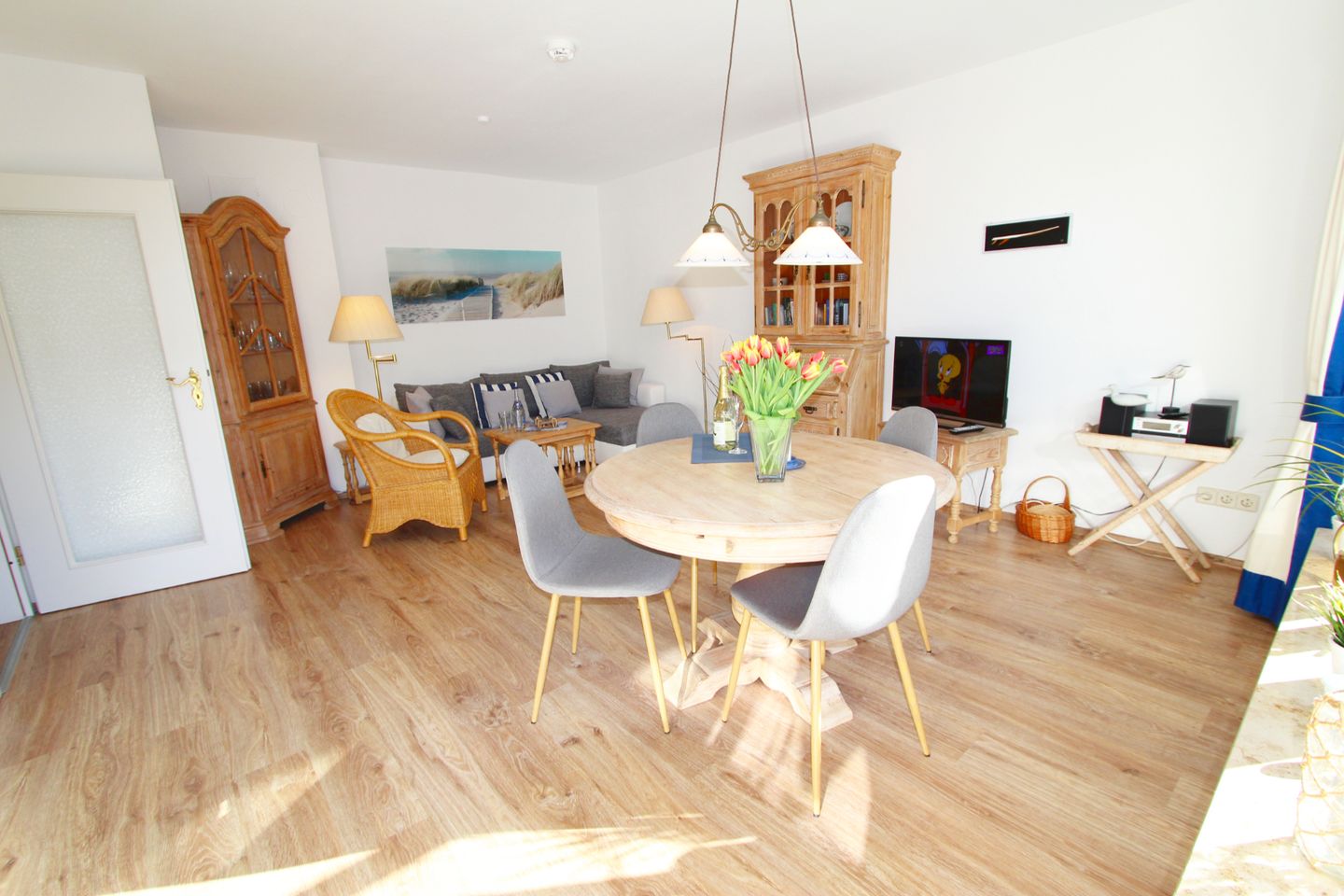 Dünenblick III - Dünenstr. 7, App. 2 Wenningstedt - Wohnzimmer