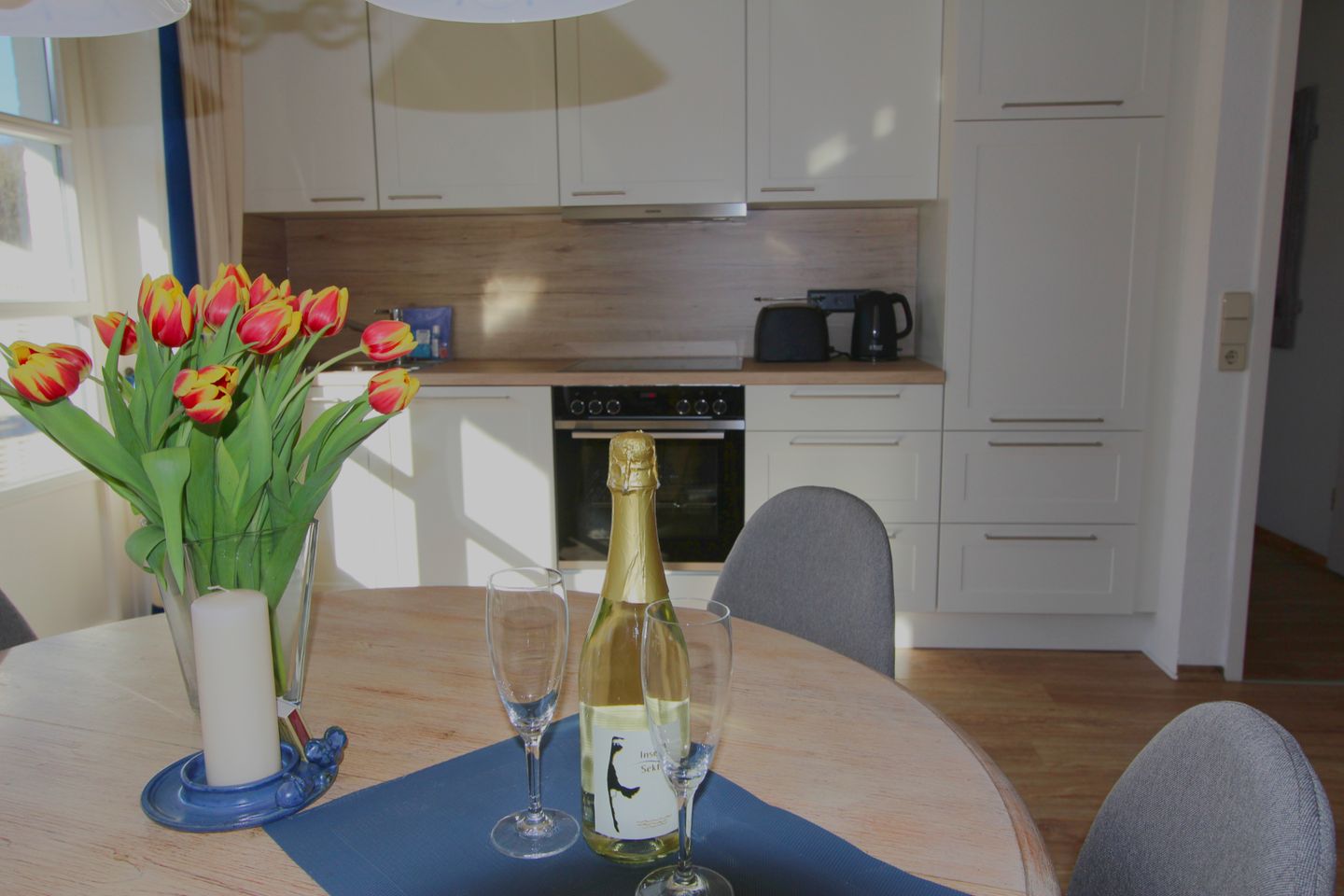 Dünenblick III - Dünenstr. 7, App. 2 Wenningstedt - Küche / Küchenzeile