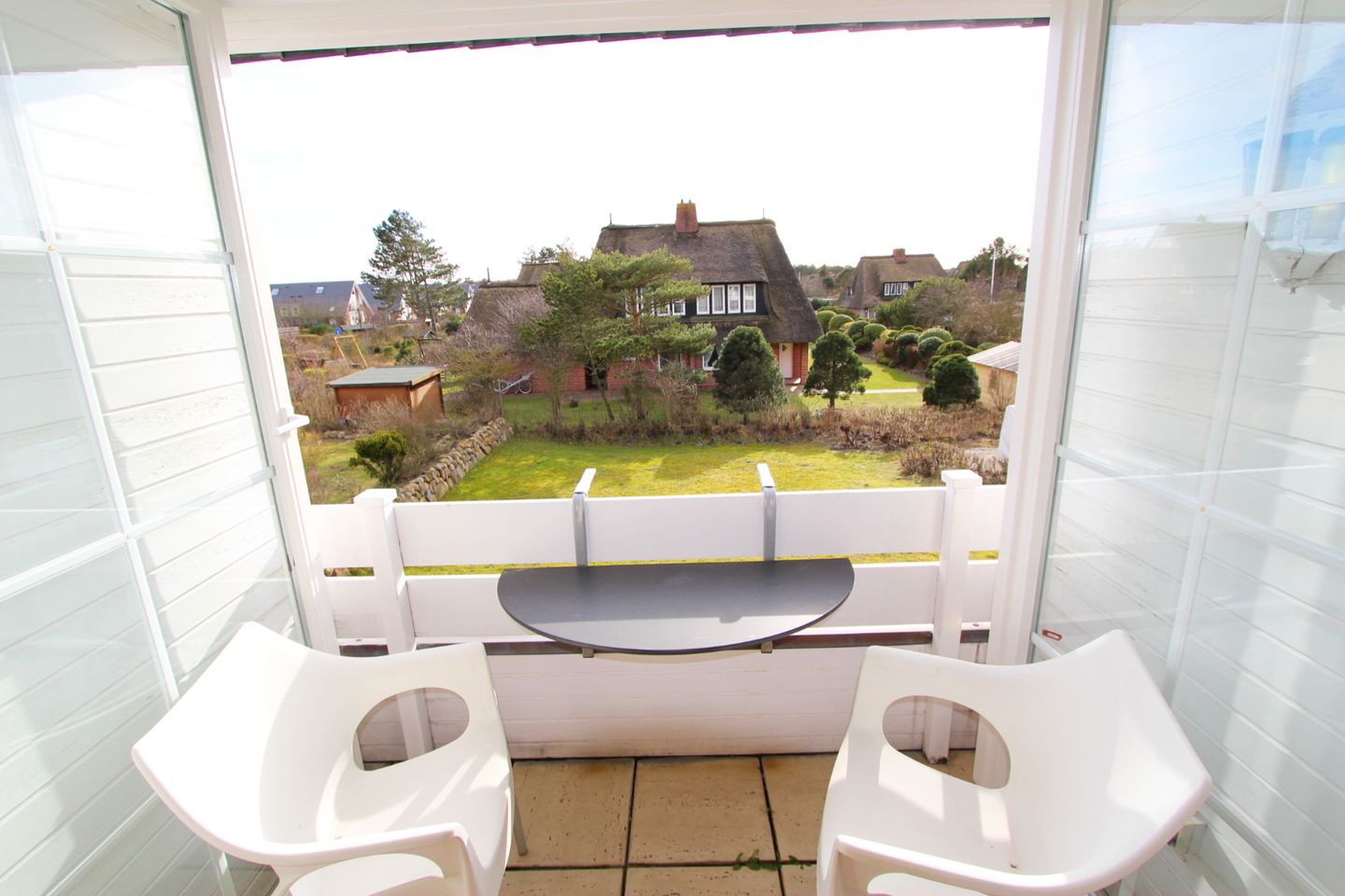 Maike  - Feldmarkstr. 16, App. 4 Wenningstedt - Balkon