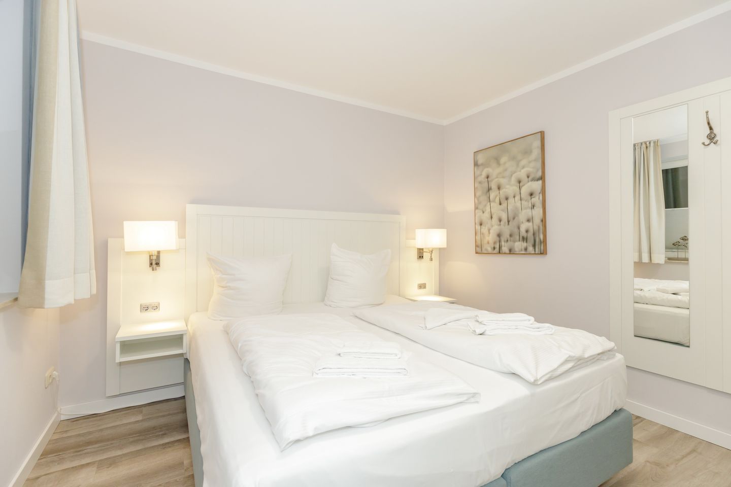 Meeresblick Meeresblick 324 Kühlungsborn - Schlafzimmer mit Doppelbett