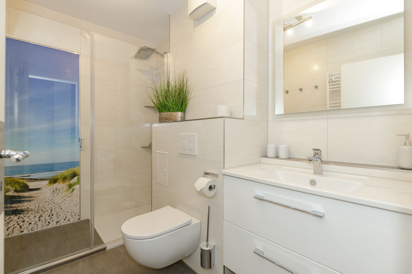 Meeresblick Meeresblick 324 Kühlungsborn - Badezimmer mit Dusche