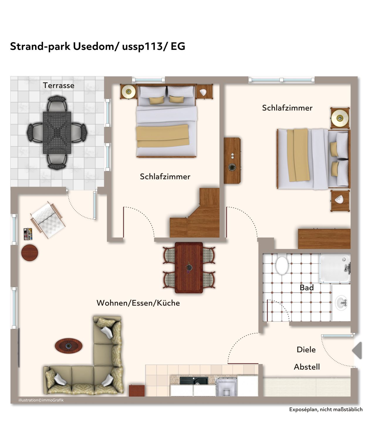 Strand-Park Strand-Park 113 Usedom - Grundriss