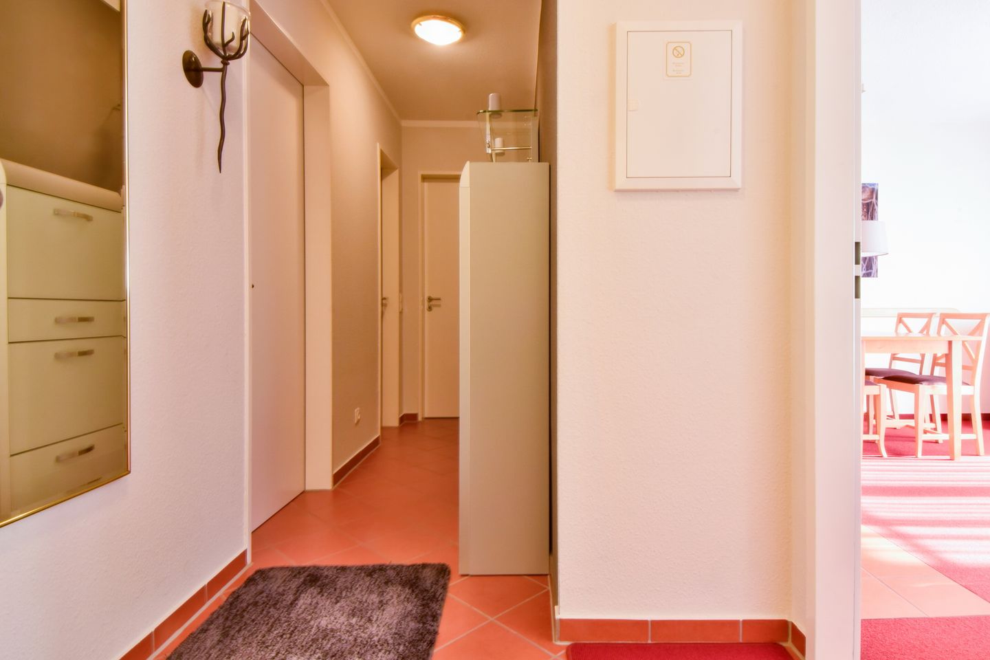 Inselstrand Inselstrand 102 Usedom - Flur mit Garderobe