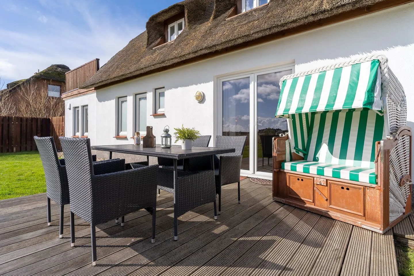 Fischerhaus am Strand Appartement Gartenwohnung SPO Ording - 