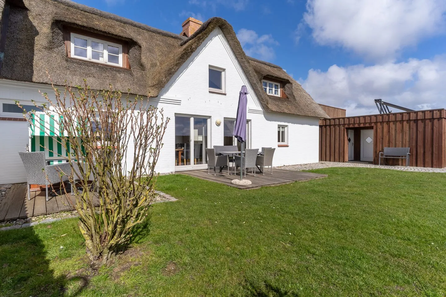 Fischerhaus am Strand Reetdachhaus Friesenhaus SPO Ording - 