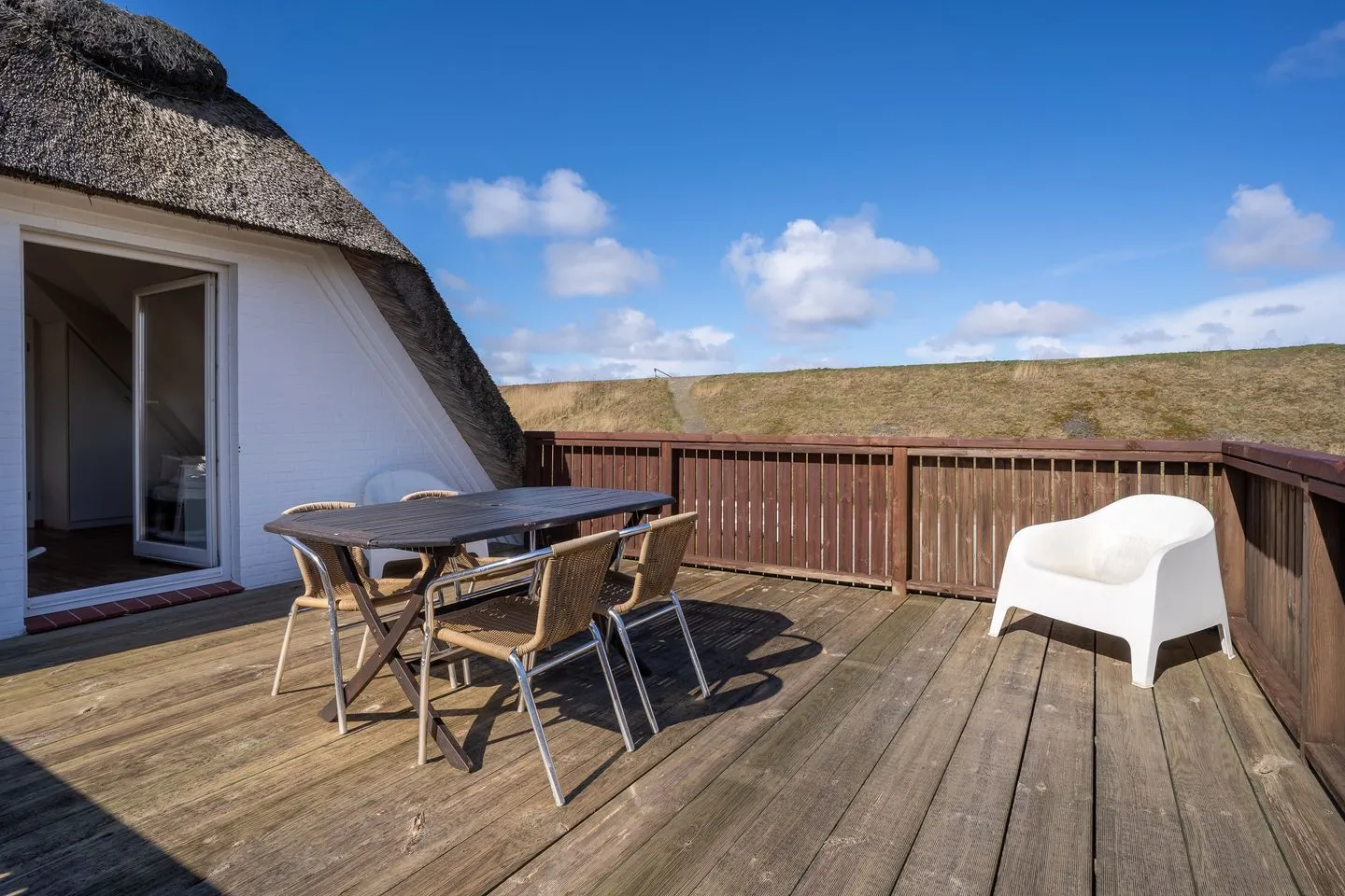 Fischerhaus am Strand Reetdachhaus Friesenhaus SPO Ording - 