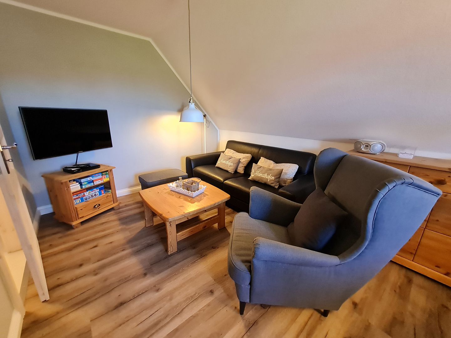  Ferienhaus Ellen, OG Whg.  - Wohnzimmer