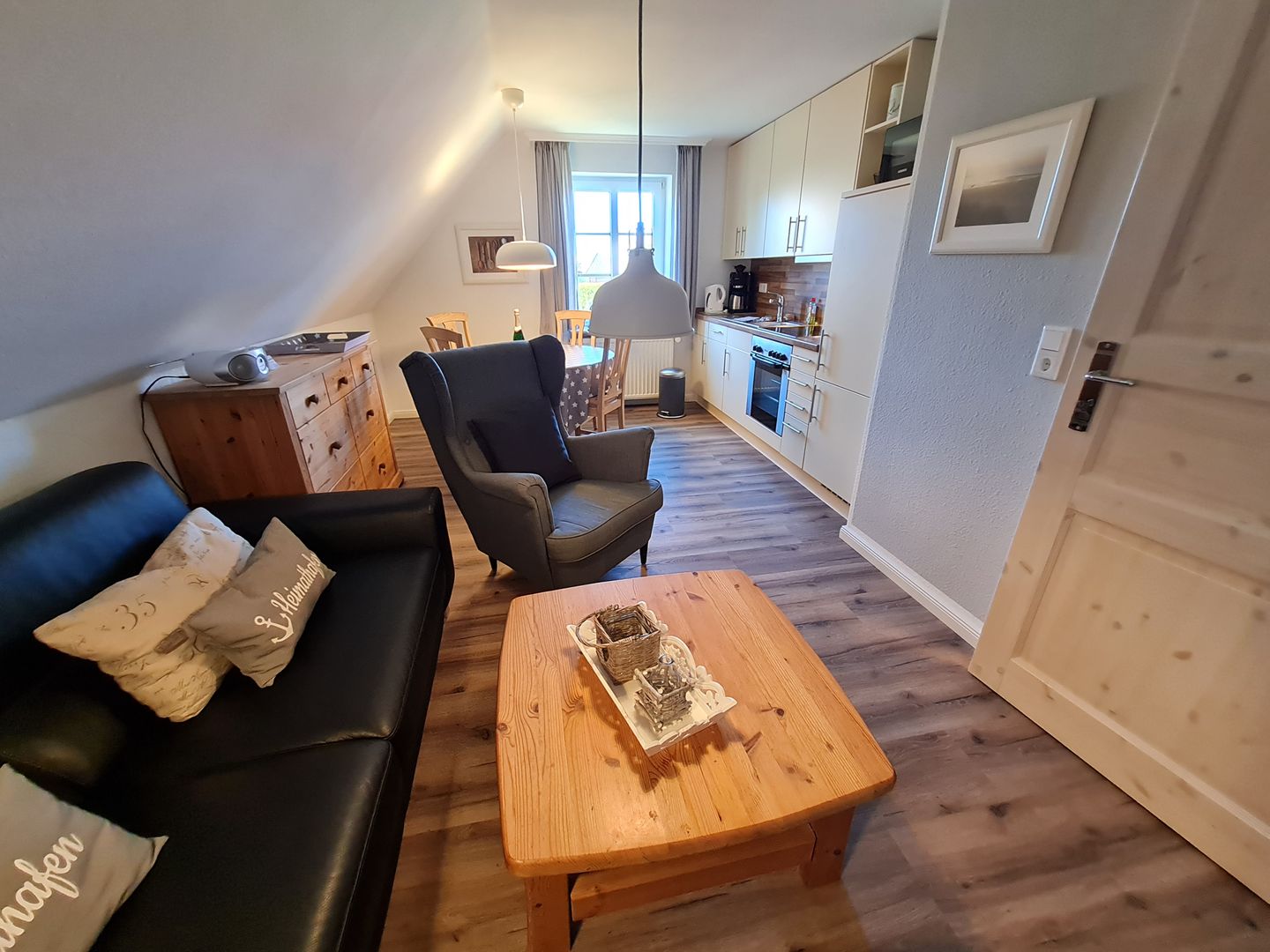  Ferienhaus Ellen, OG Whg.  - Wohnzimmer