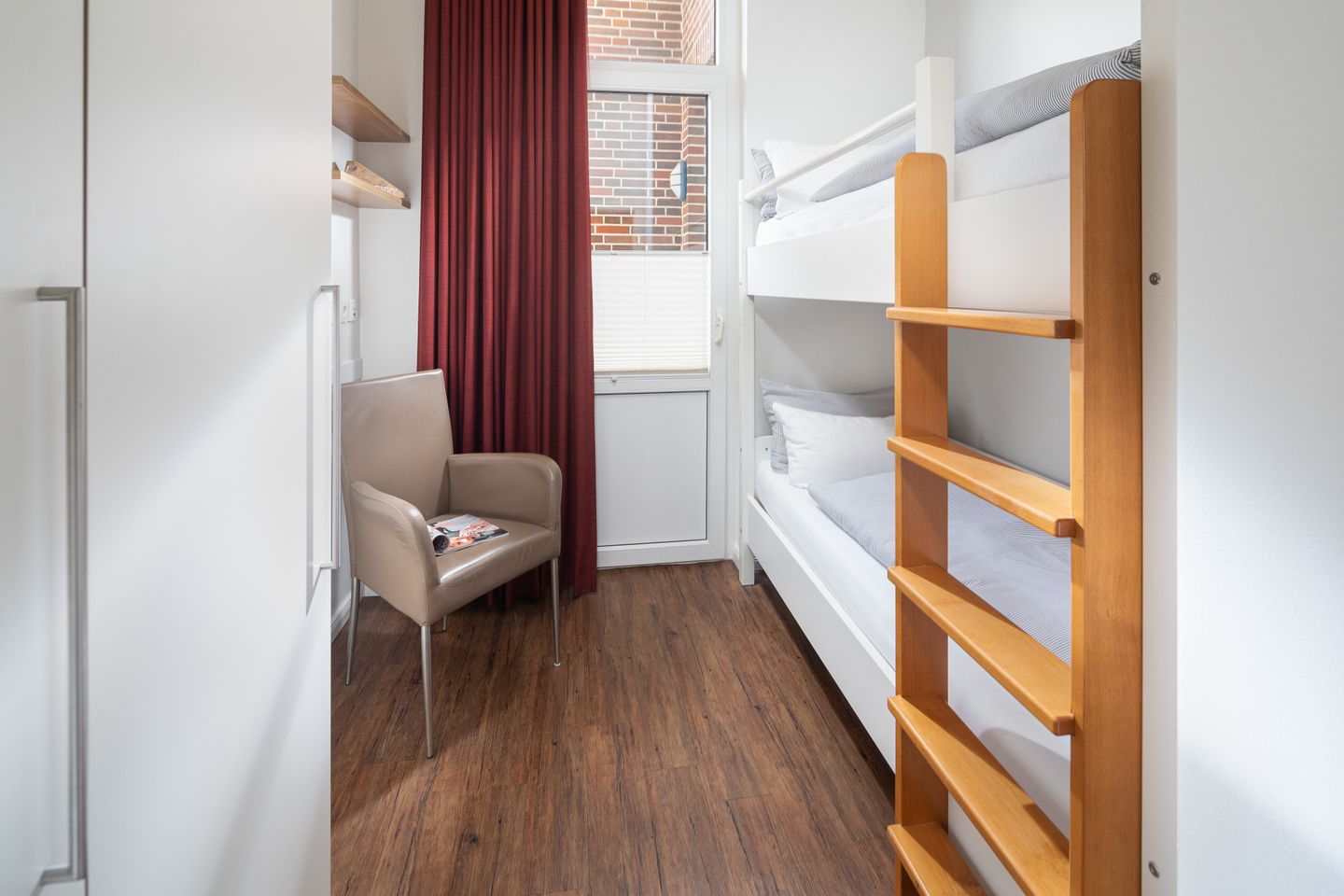  Haus Christine Wohnung 1 Strandkorb Norderney - Schlafzimmer