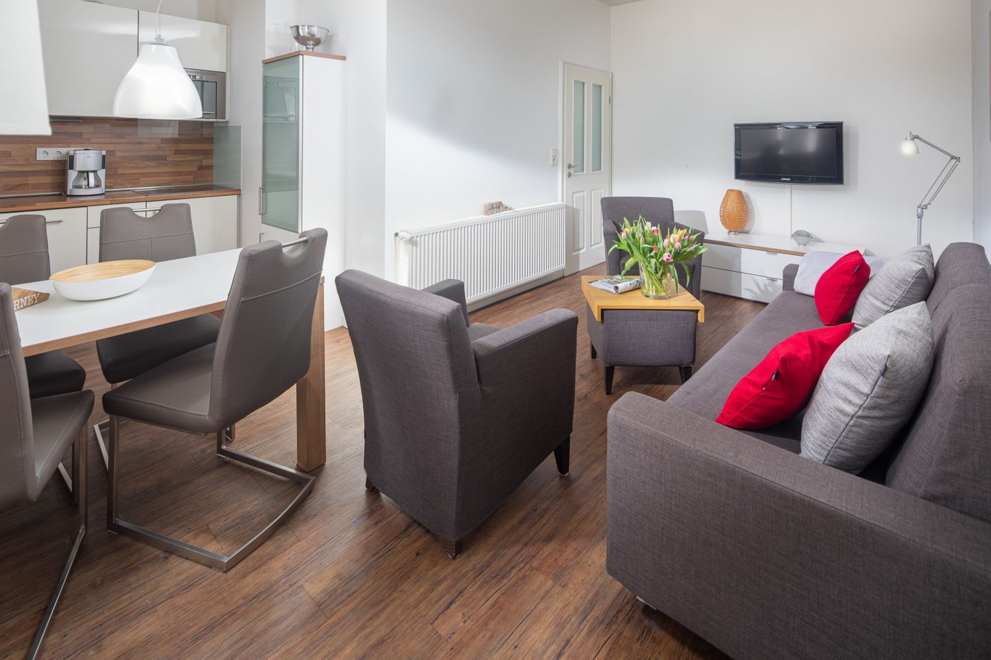  Haus Christine Wohnung 2 Sanddüne Norderney - Wohnzimmer