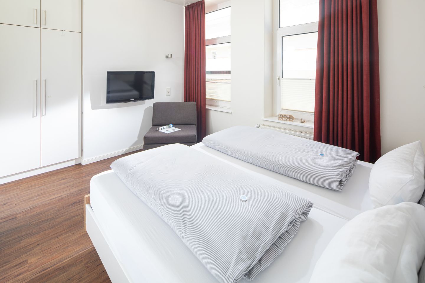  Haus Christine Wohnung 2 Sanddüne Norderney - Schlafzimmer