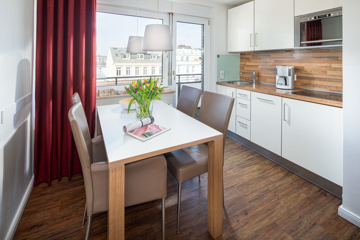  Haus Christine Wohnung 3 Seestern Norderney - Küche / Küchenzeile