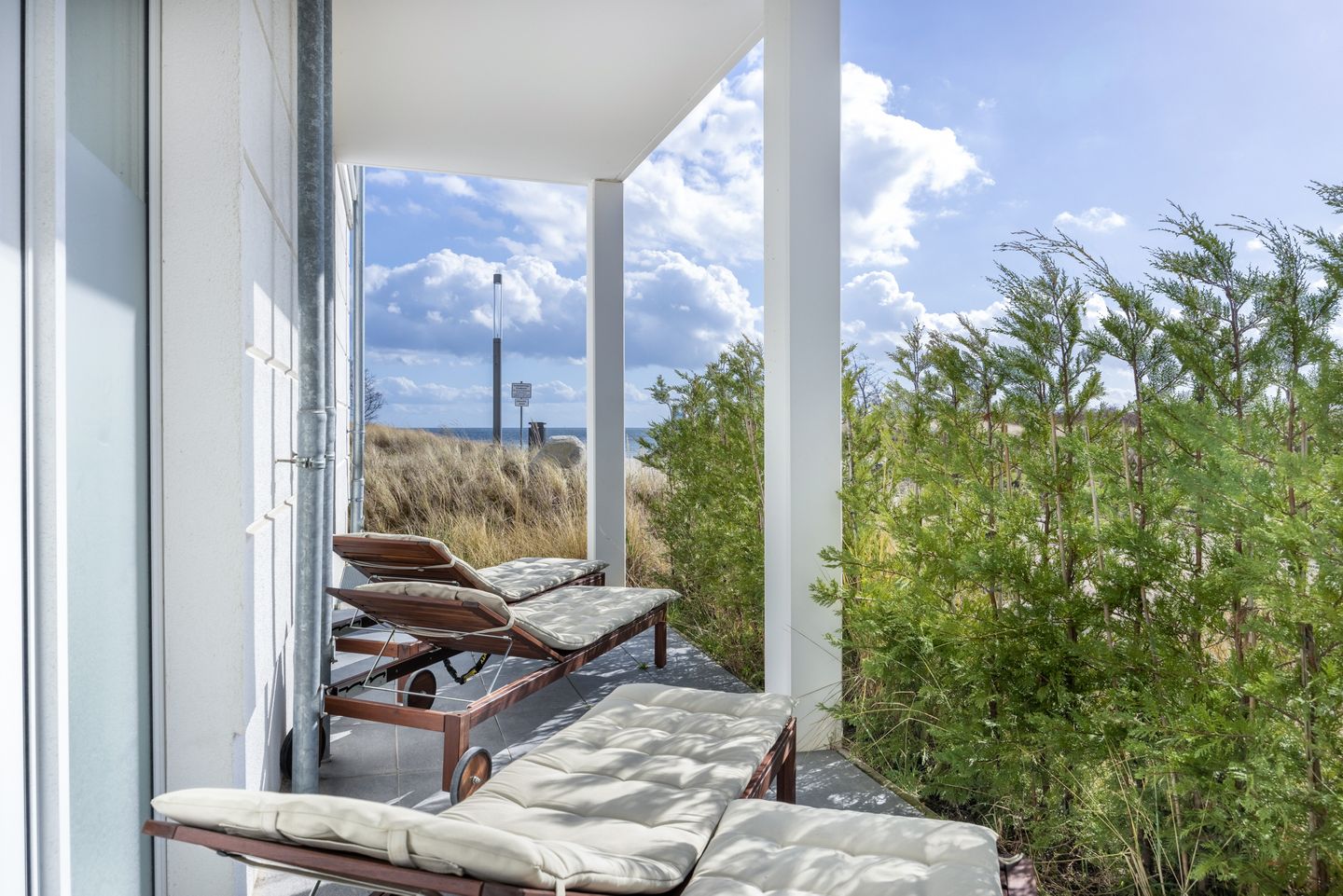  Apartmentanlage Meerblickvilla Großenbrode - Apartmentanlage Meerblickvilla - Terrasse