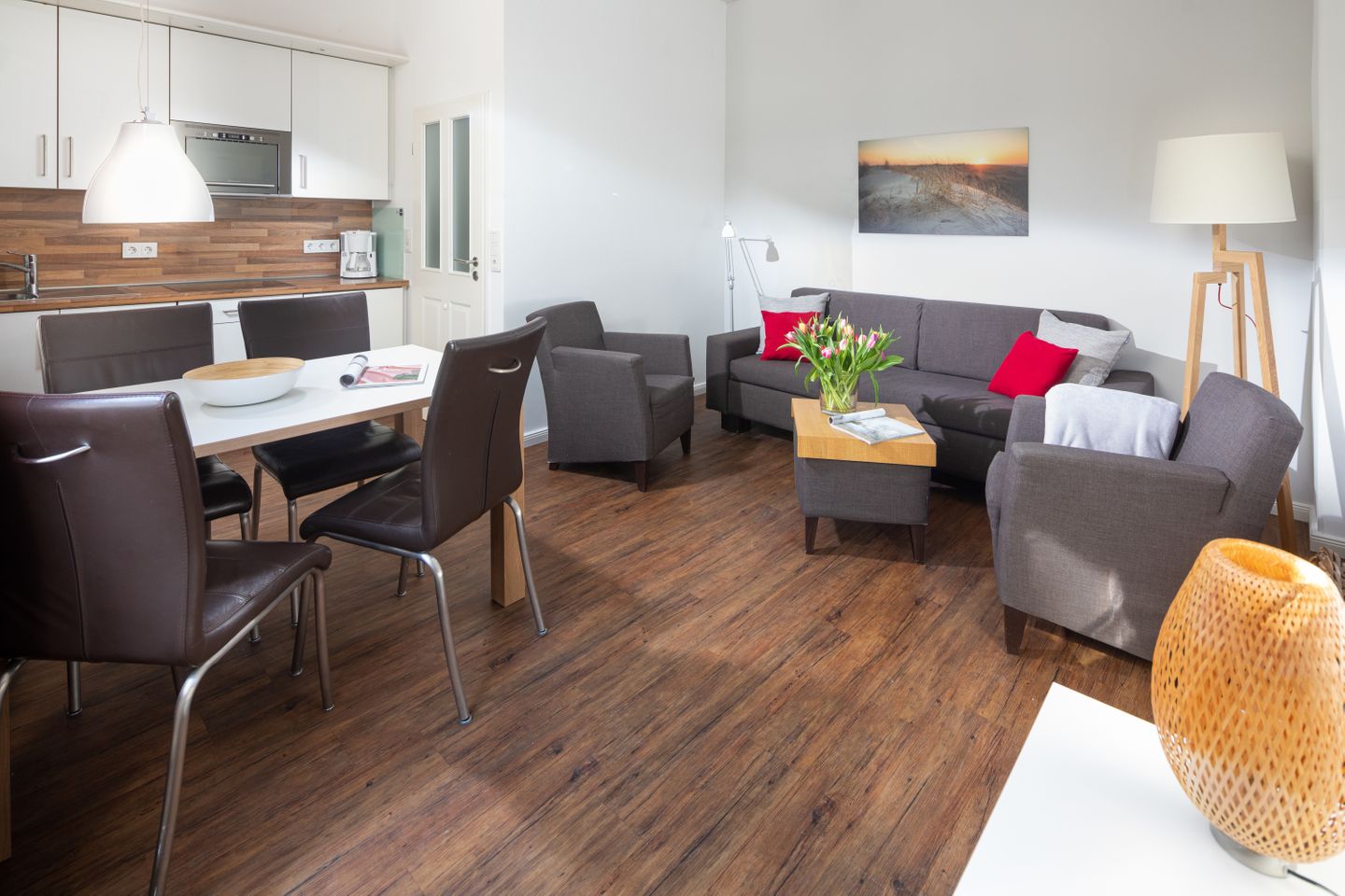  Haus Christine Wohnung 5 Nautilus Norderney - Wohnzimmer