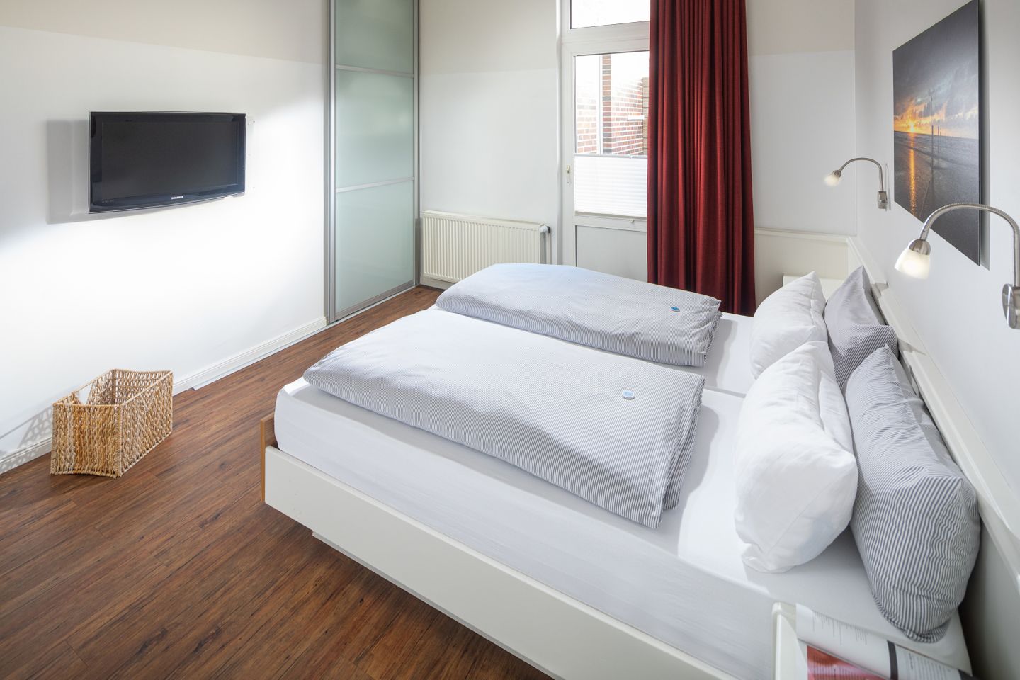  Haus Christine Wohnung 5 Nautilus Norderney - Schlafzimmer