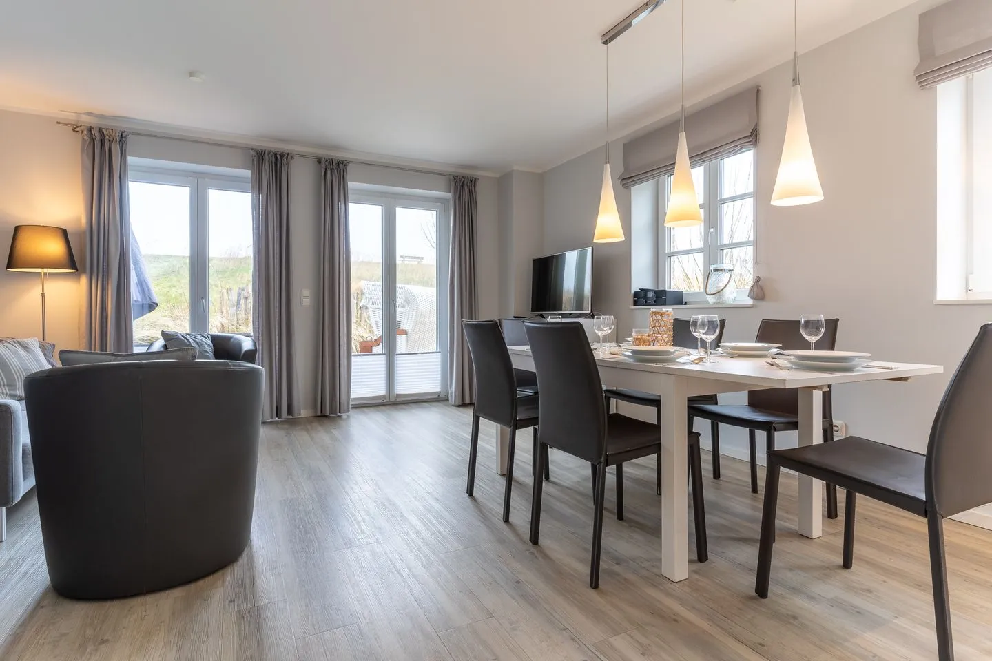 Quartier Deich-4 Ferienhaus Quartier Deich 4 Dünengold SPO Ording - 