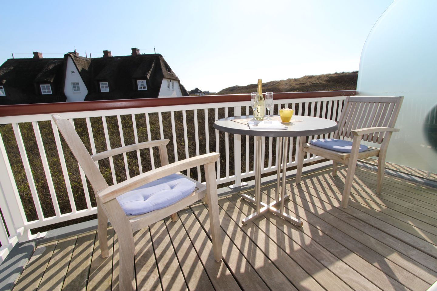 Dünenblick III - Dünenstr. 7, App. 5 Wenningstedt - Balkon