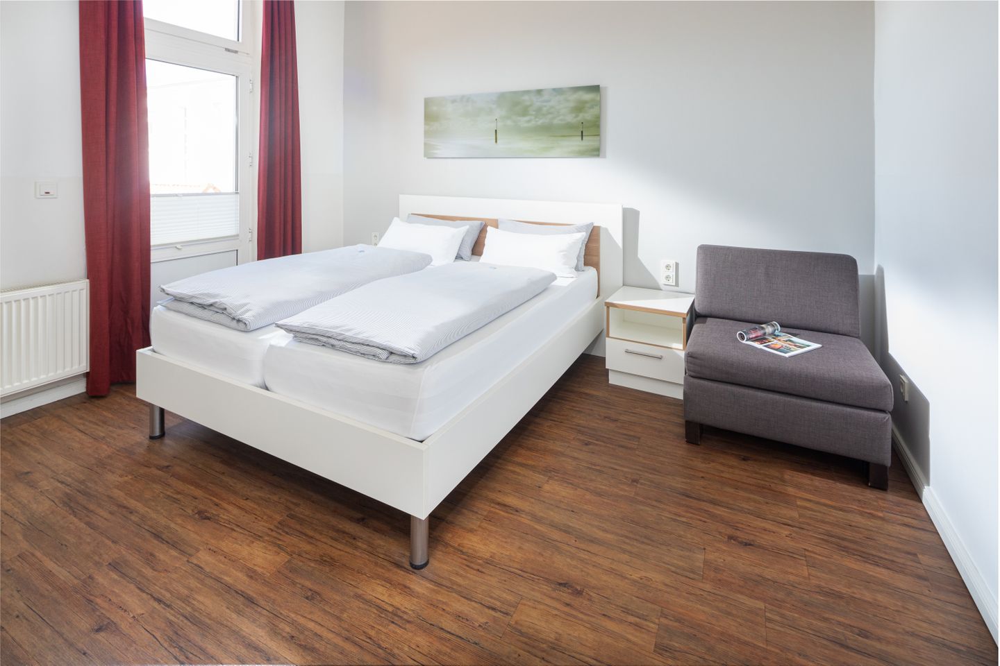 Haus Christine Wohnung 6 Nordlicht Norderney - Schlafzimmer