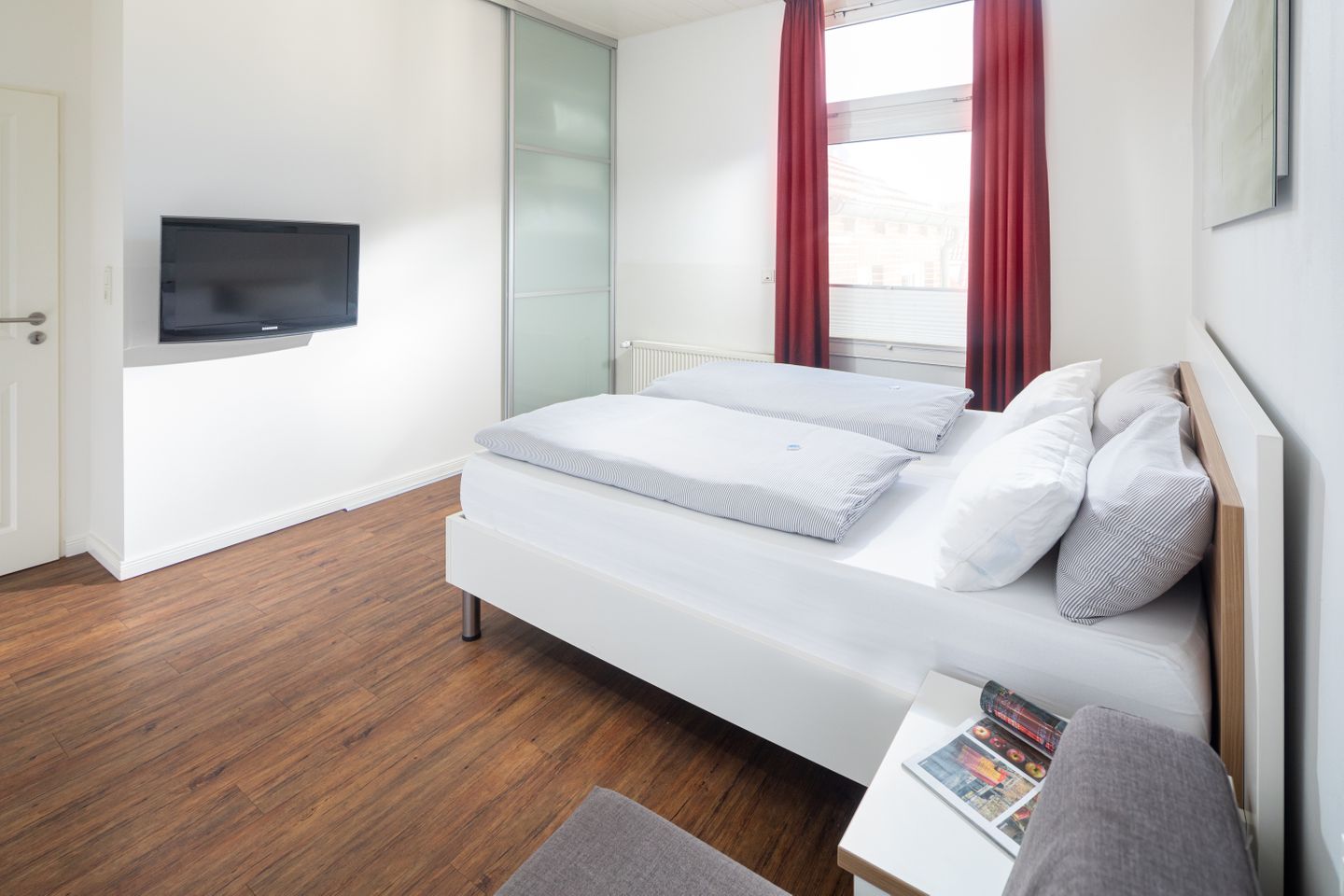 Haus Christine Wohnung 6 Nordlicht Norderney - Schlafzimmer