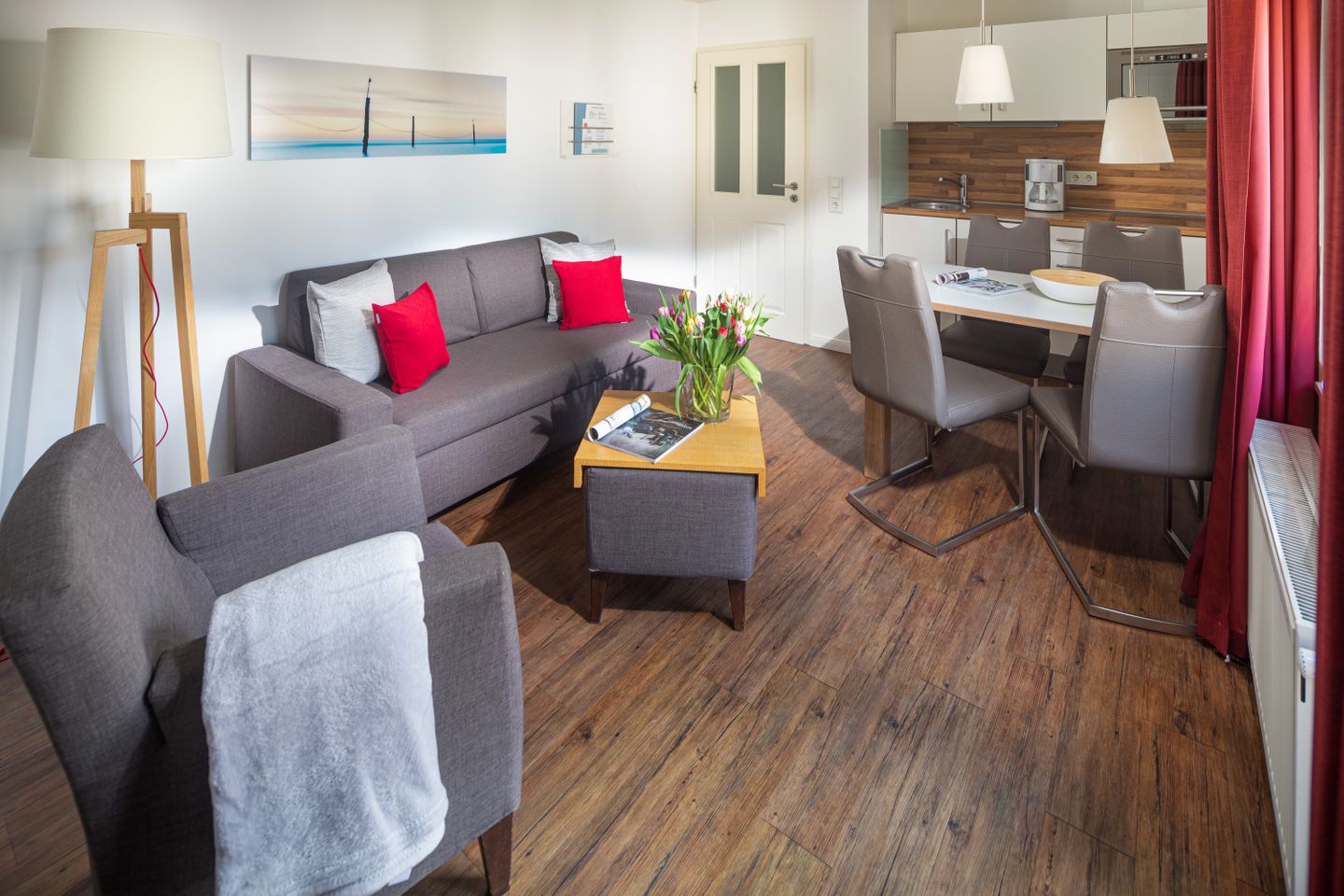 Haus Christine Wohnung 7 Leuchtfeuer Norderney - Wohnzimmer