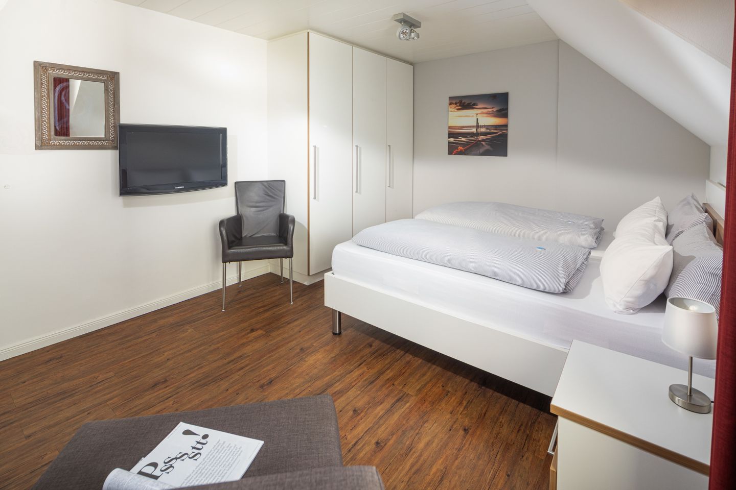 Haus Christine Wohnung 7 Leuchtfeuer Norderney - Schlafzimmer