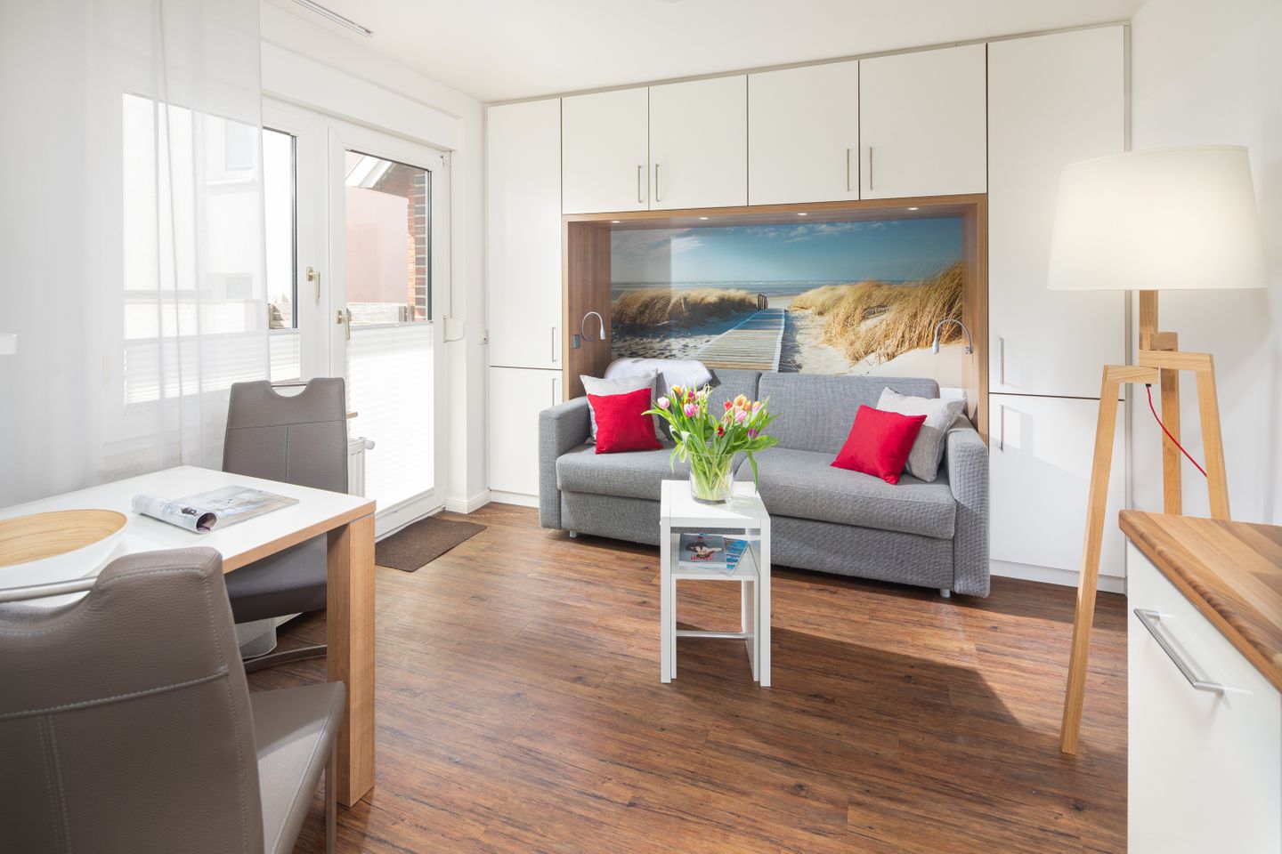  Haus Christine Wohnung 8 Seehund Norderney - Wohnzimmer