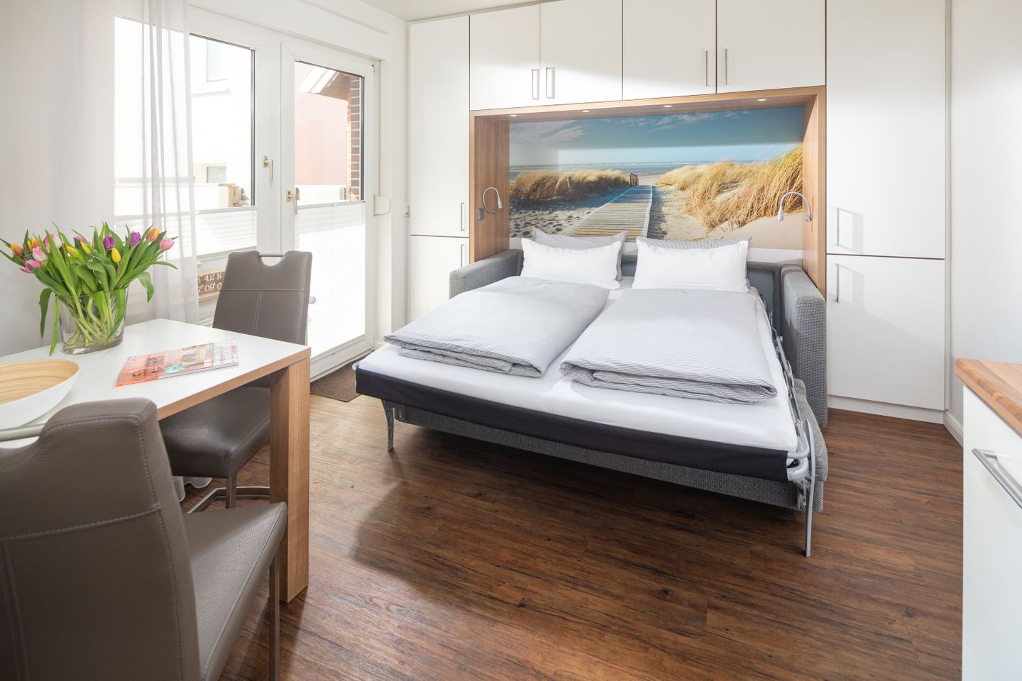  Haus Christine Wohnung 8 Seehund Norderney - Wohnzimmer