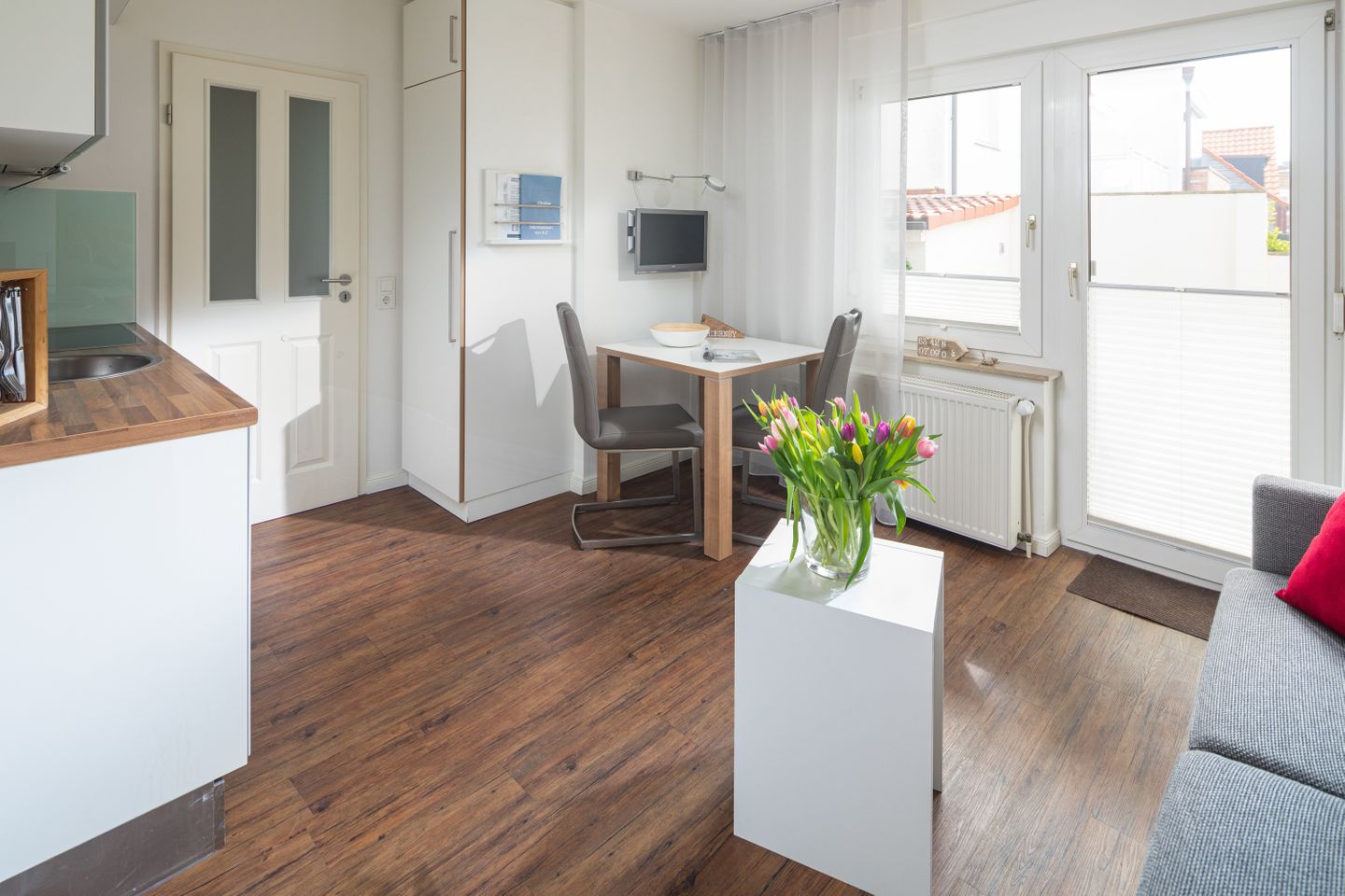  Haus Christine Wohnung 8 Seehund Norderney - Wohnzimmer