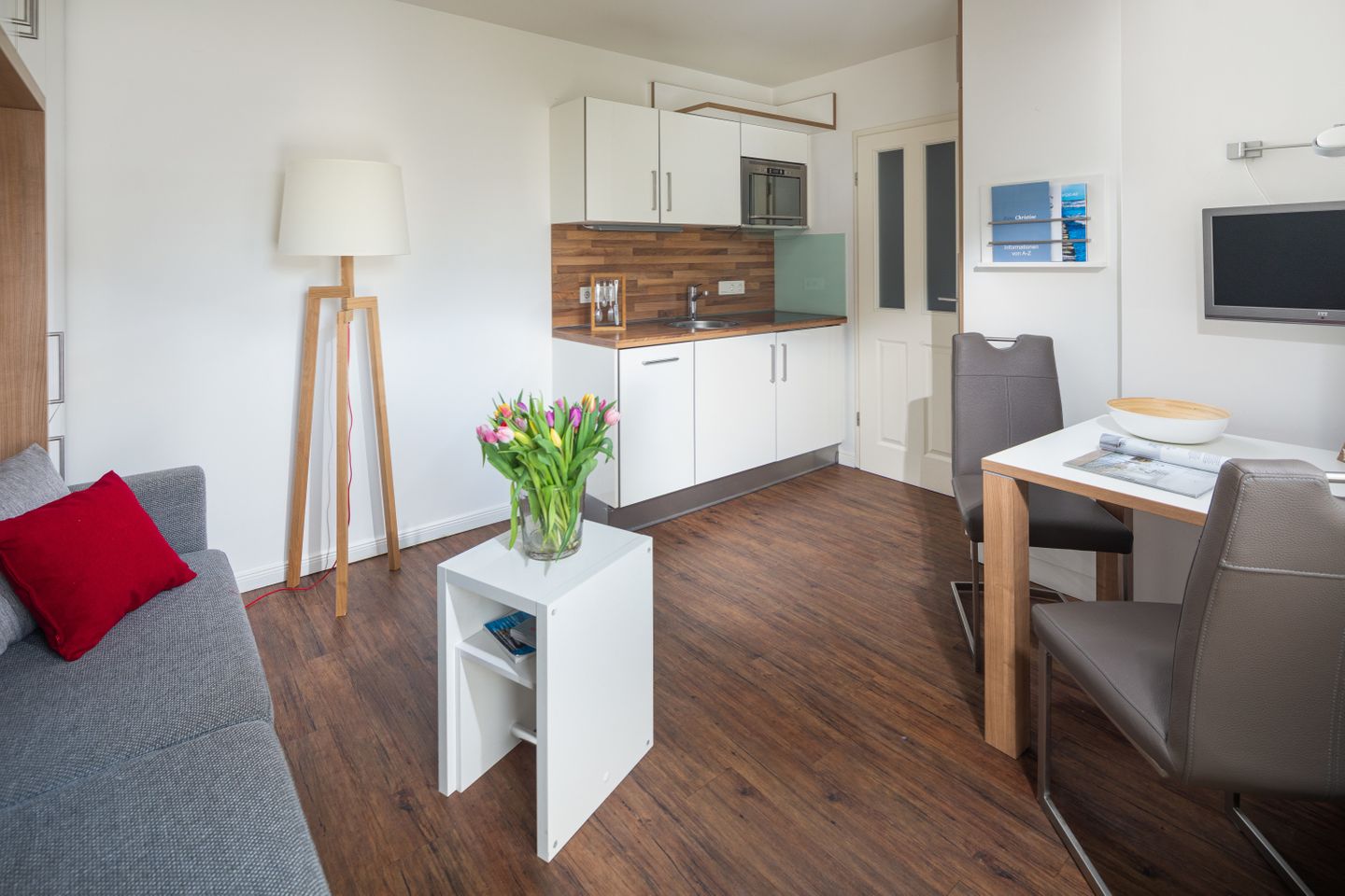  Haus Christine Wohnung 8 Seehund Norderney - Küche / Küchenzeile