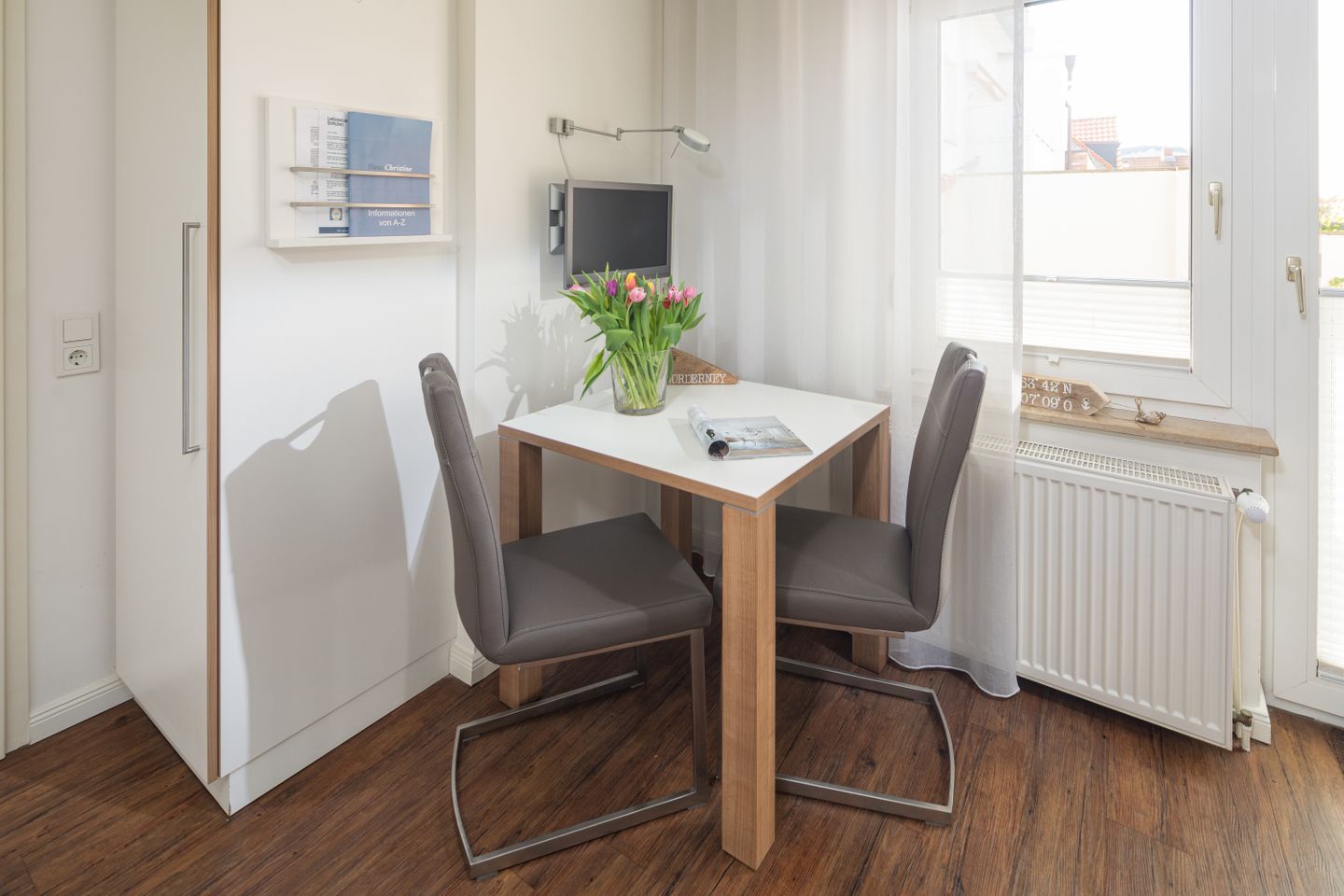  Haus Christine Wohnung 8 Seehund Norderney - Wohnzimmer