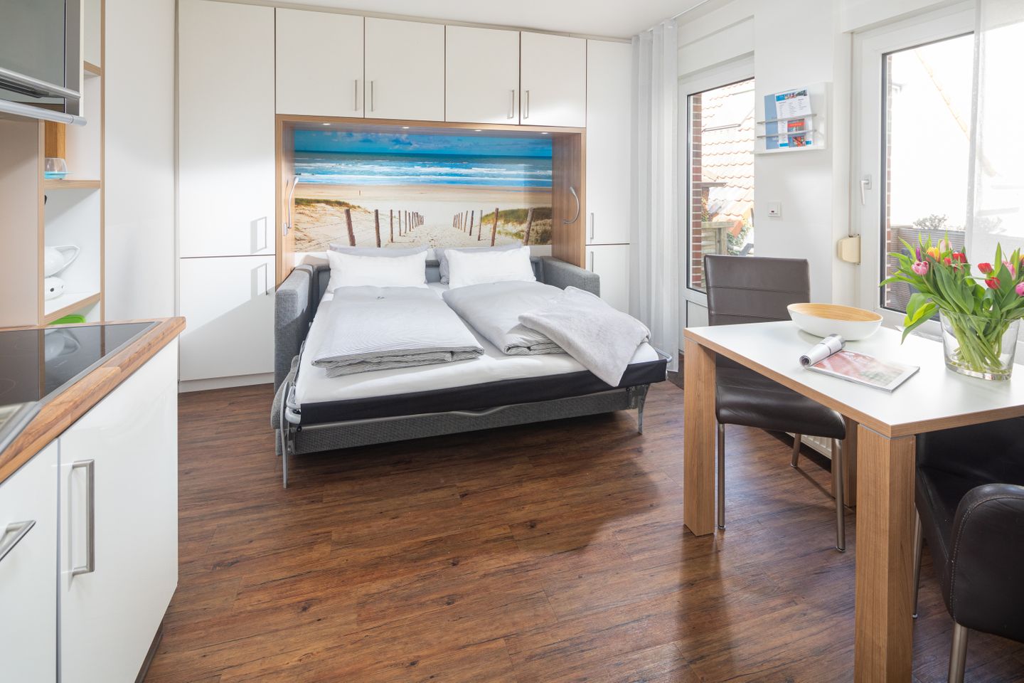  Haus Christine Wohnung 9 Muschel Norderney - Wohnzimmer