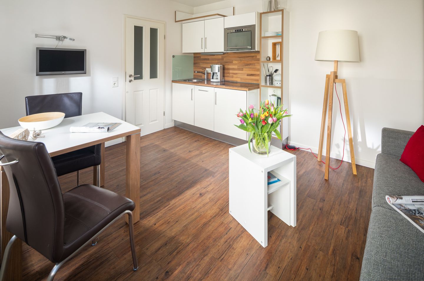  Haus Christine Wohnung 9 Muschel Norderney - Küche / Küchenzeile