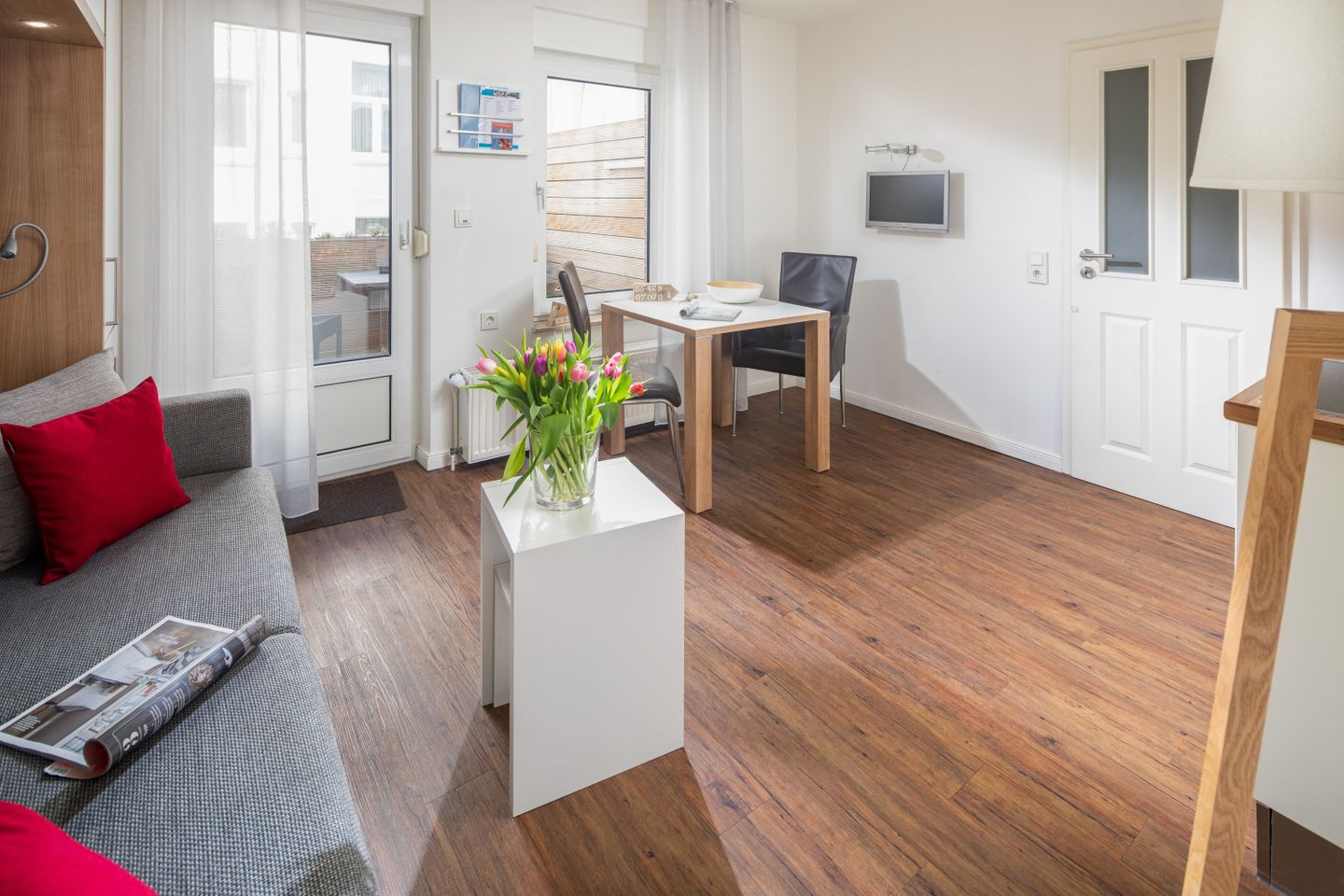  Haus Christine Wohnung 9 Muschel Norderney - Wohnzimmer